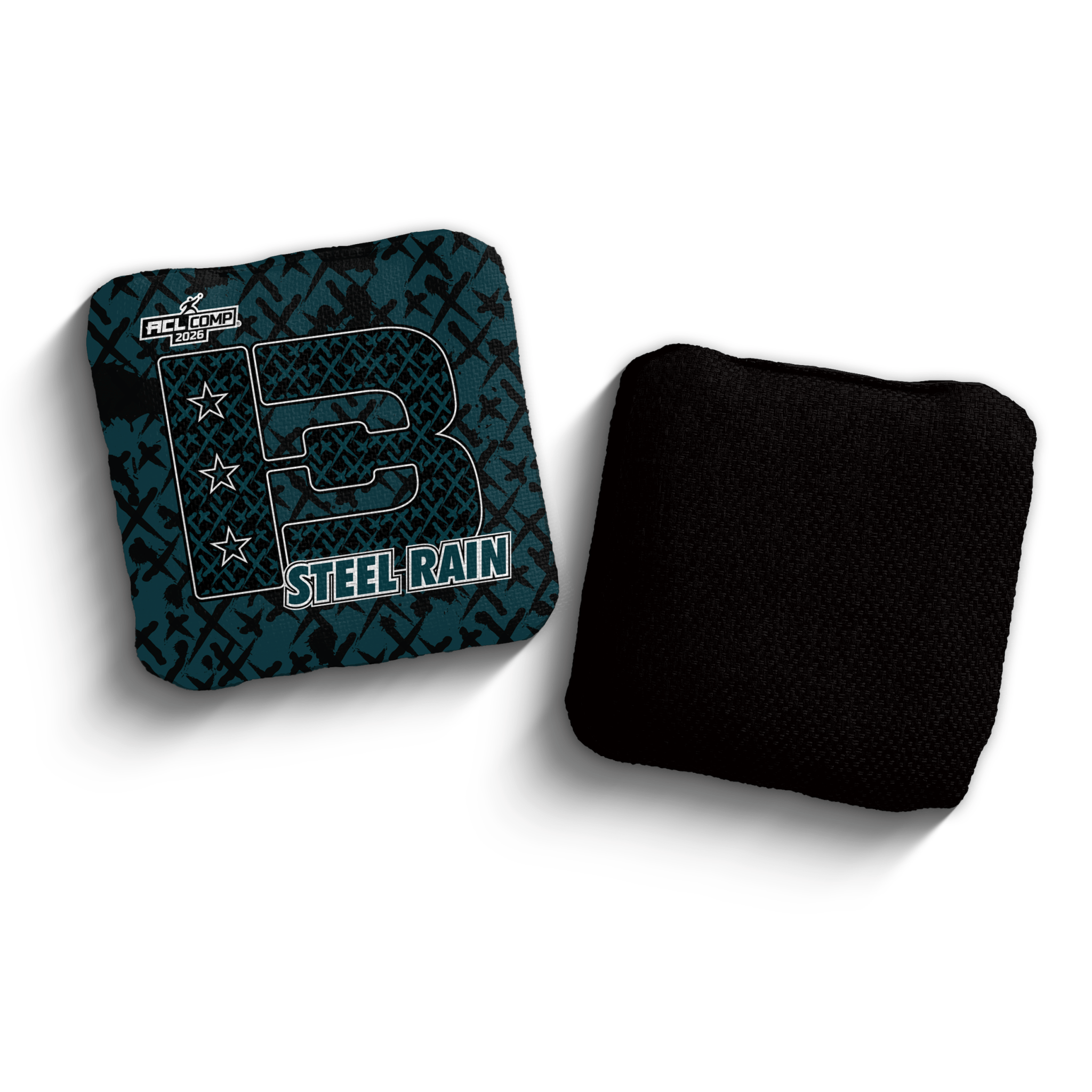 2026 Brotherhood Cornhole Steel Rain X - Pattern Edition ACL Pro Stamped Cornhole Bags - Brotherhood Cornhole
