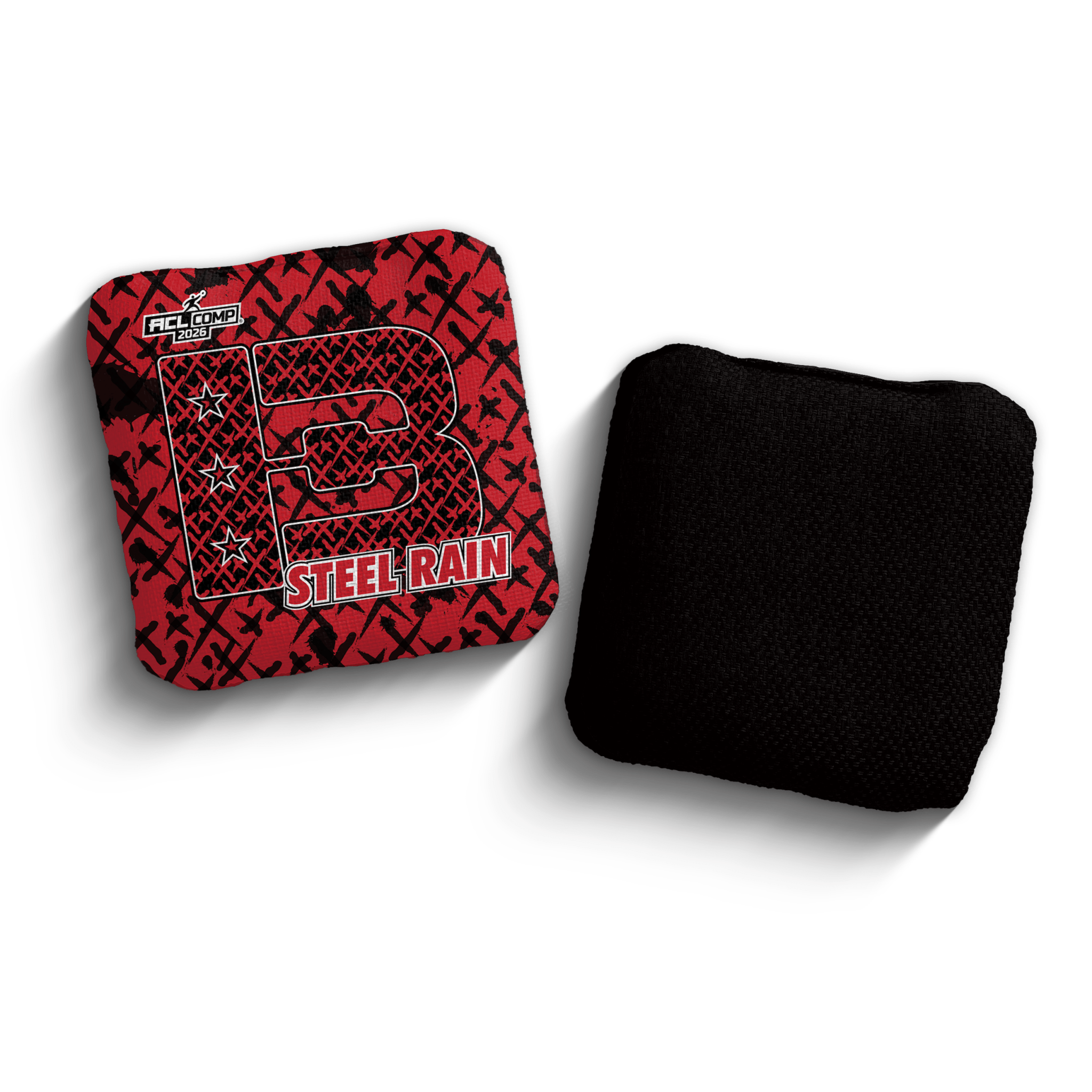 2026 Brotherhood Cornhole Steel Rain X - Pattern Edition ACL Pro Stamped Cornhole Bags - Brotherhood Cornhole