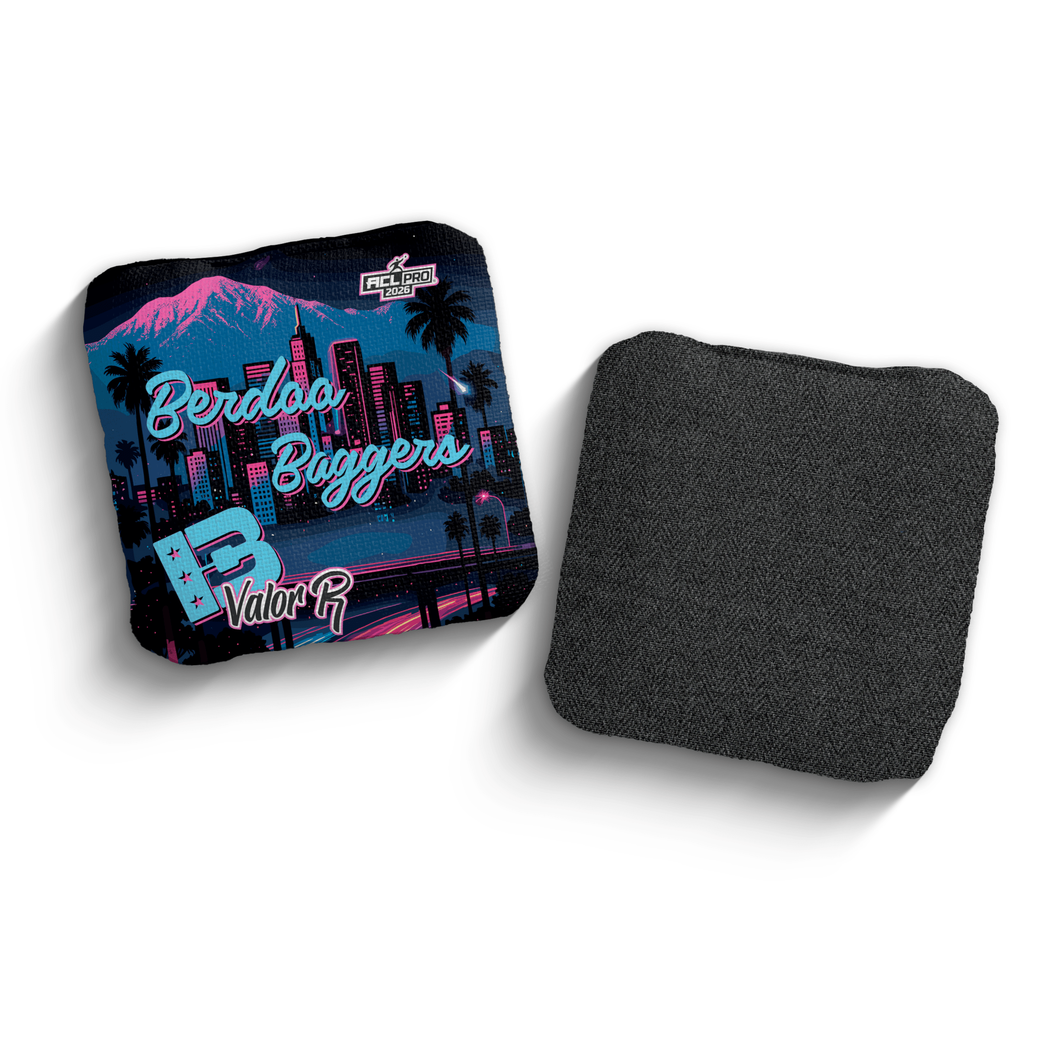 2026 Brotherhood Cornhole Valor Berdoo Baggers Collaboration ACL Pro Stamped Cornhole Bags - Brotherhood Cornhole