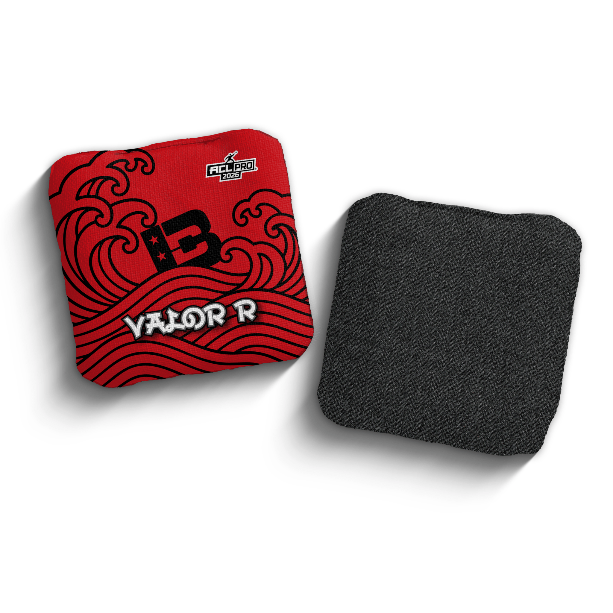 2026 Brotherhood Cornhole Valor Japanese Wave Edition ACL Pro Stamped Cornhole Bags - Brotherhood Cornhole