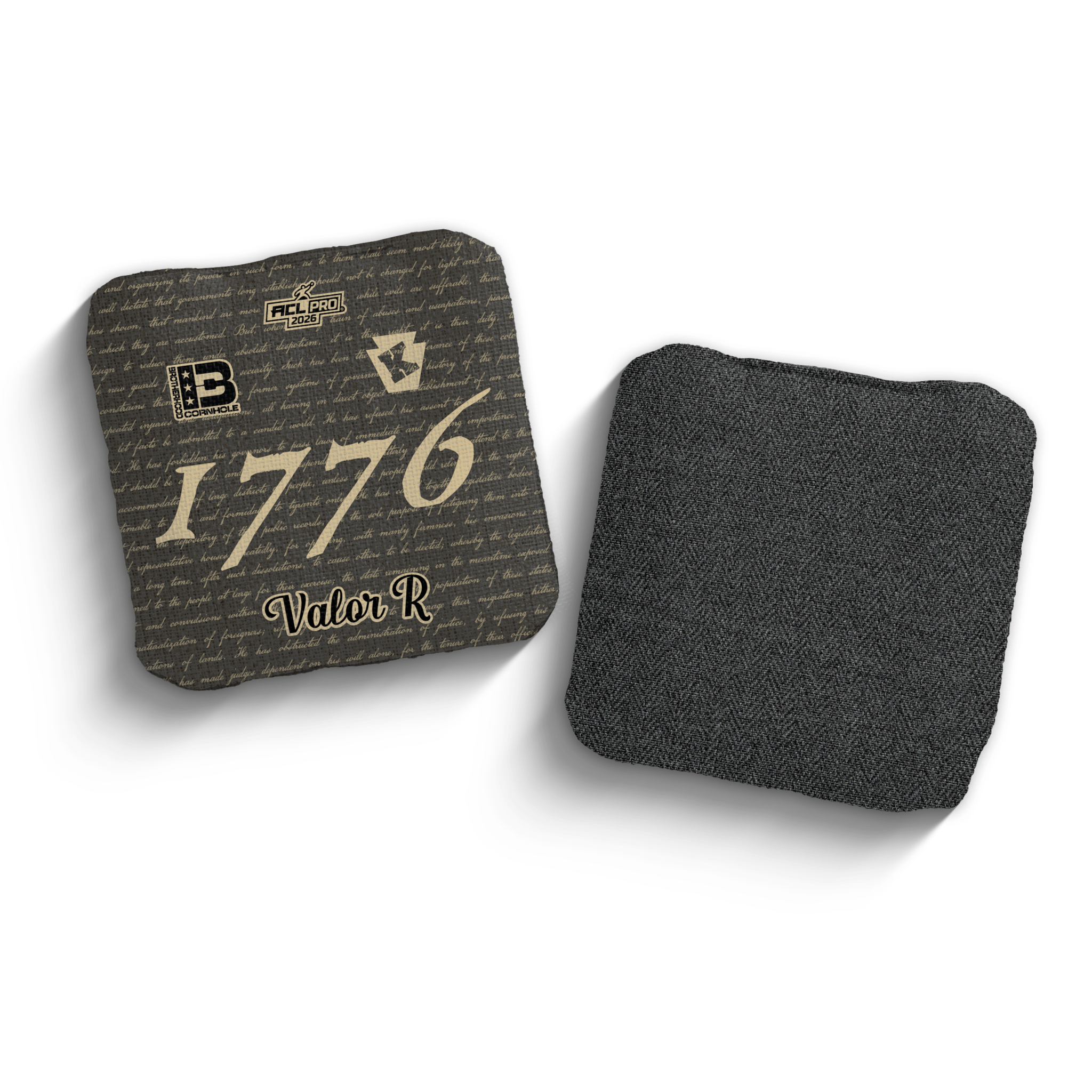 2026 Brotherhood Cornhole Valor Keystone Cornhole Collaboration ACL Pro Stamped Cornhole Bags - Brotherhood Cornhole