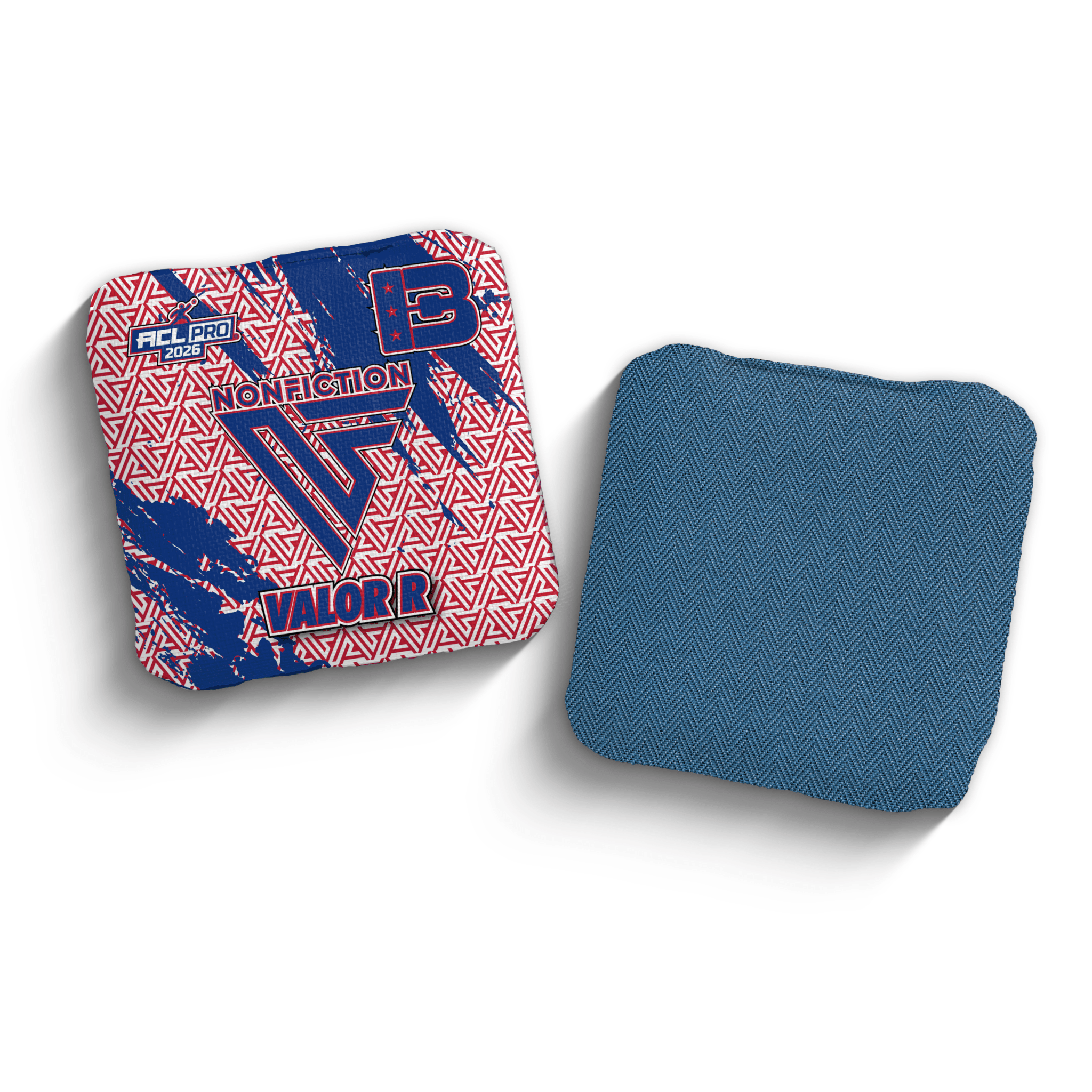 2026 Brotherhood Cornhole Valor Non Fiction Collaboration ACL Pro Stamped Cornhole Bags - Brotherhood Cornhole