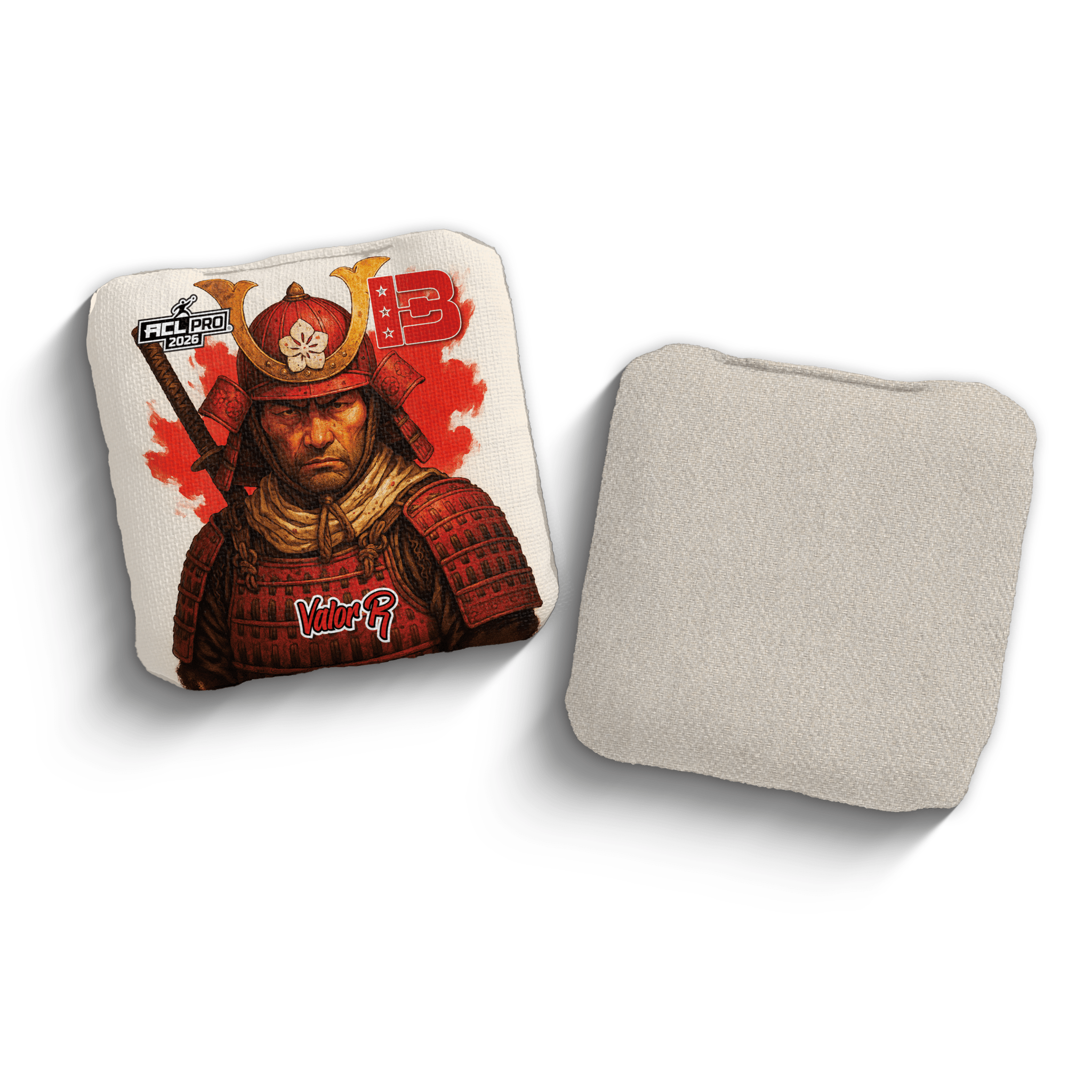 2026 Brotherhood Cornhole Valor Samurai Edition ACL Pro Stamped Cornhole Bags - Brotherhood Cornhole