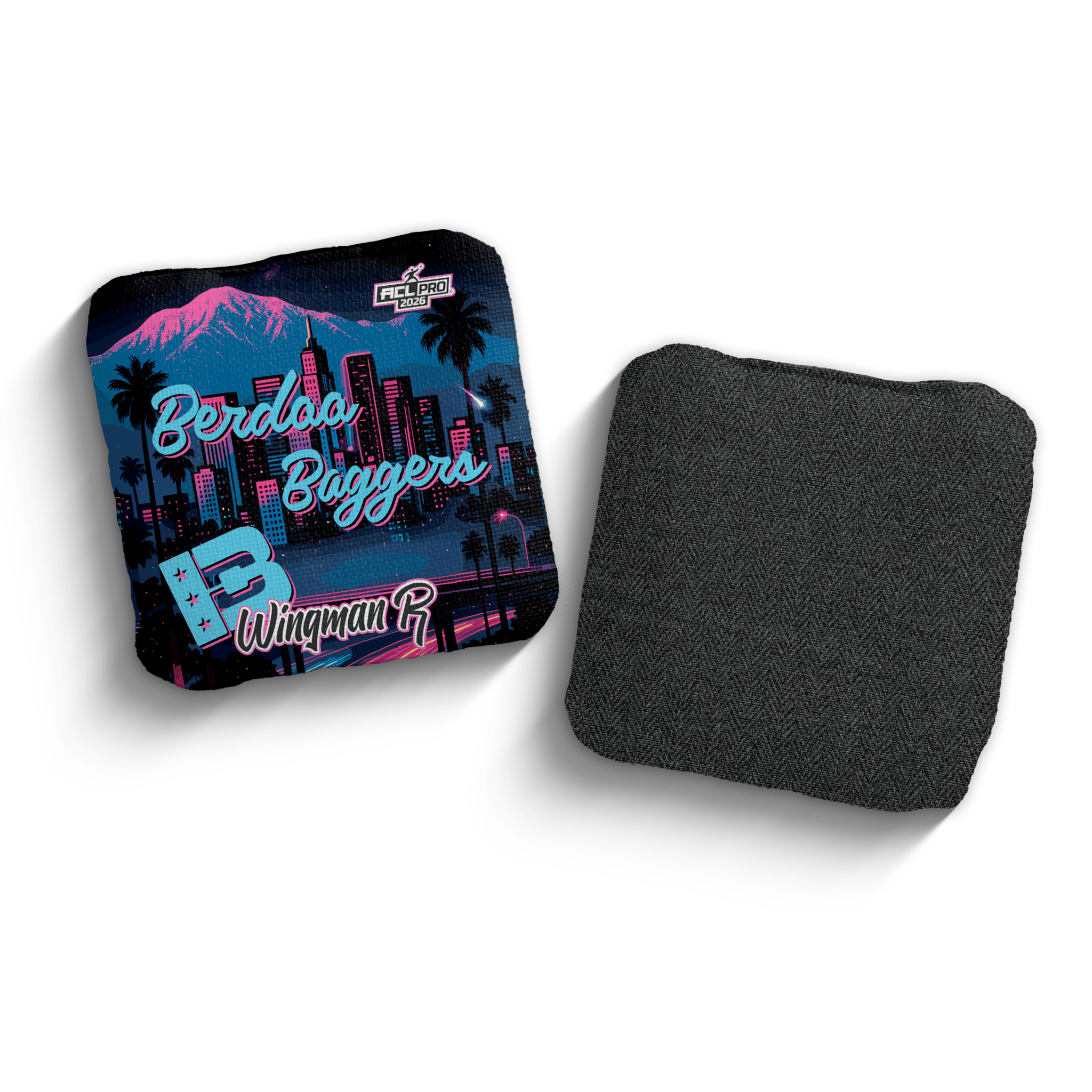 2026 Brotherhood Cornhole Wingman Berdoo Baggers Collaboration ACL Pro Stamped Cornhole Bags - Brotherhood Cornhole