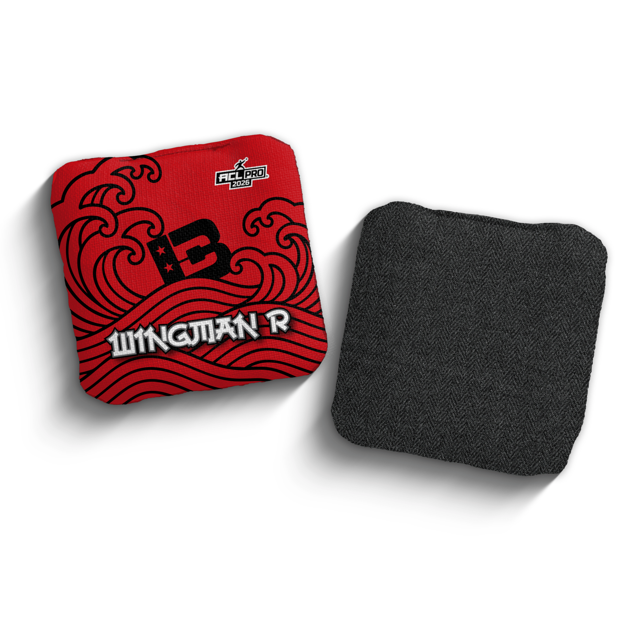 2026 Brotherhood Cornhole Wingman Japanese Wave Edition ACL Pro Stamped Cornhole Bags - Brotherhood Cornhole