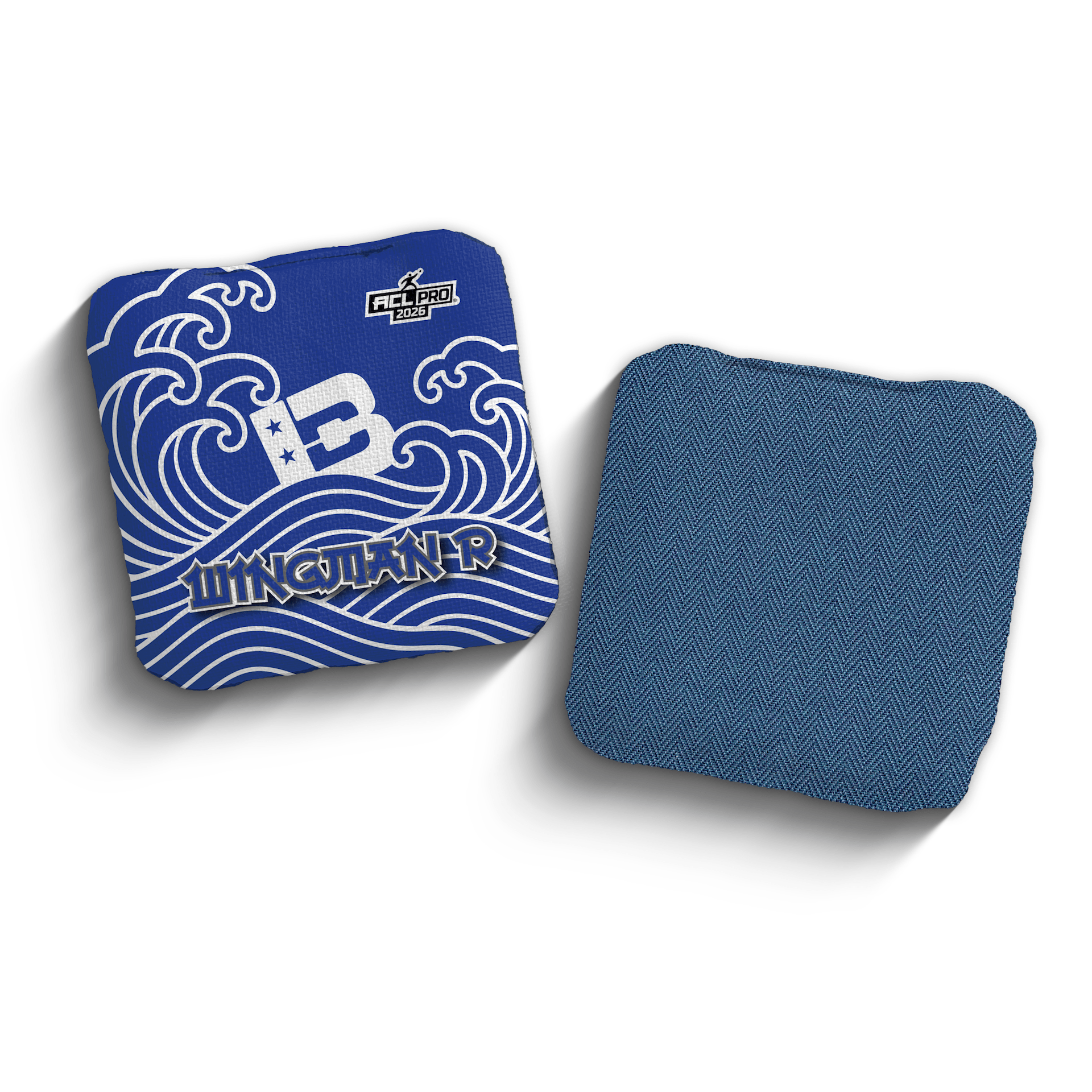 2026 Brotherhood Cornhole Wingman Japanese Wave Edition ACL Pro Stamped Cornhole Bags - Brotherhood Cornhole