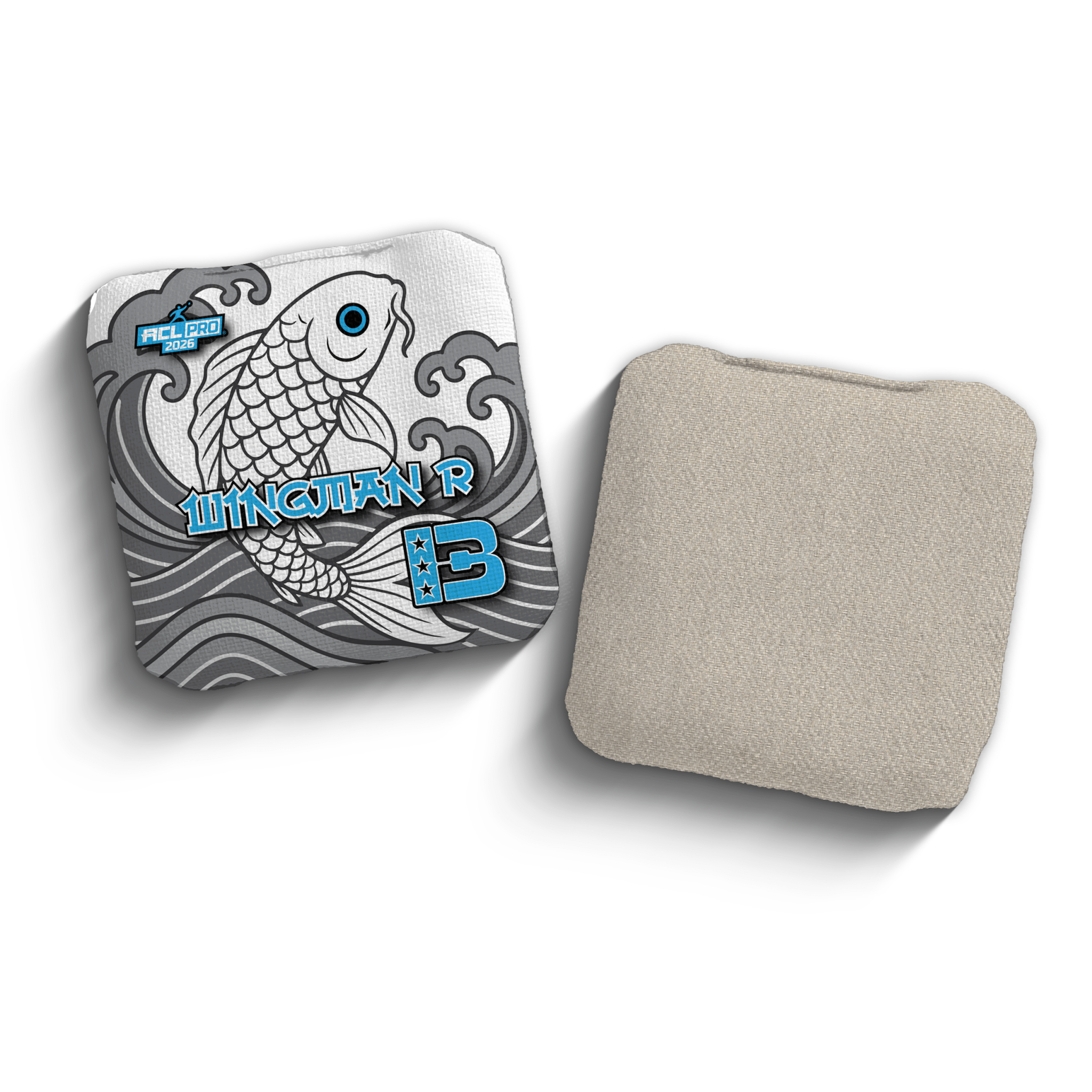 2026 Brotherhood Cornhole Wingman Koi Fish Edition ACL Pro Stamped Cornhole Bags - Brotherhood Cornhole