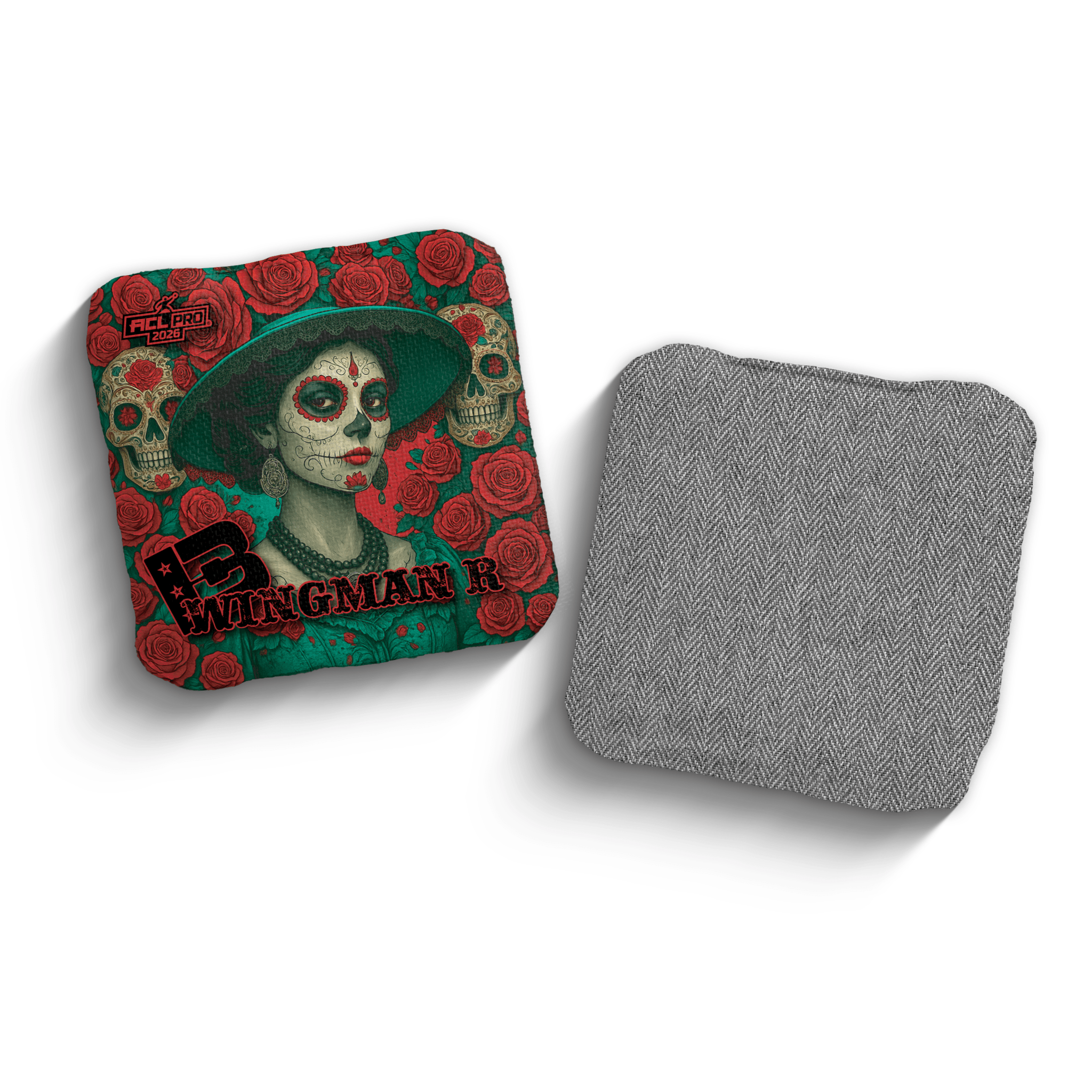2026 Brotherhood Cornhole Wingman La Catrina Edition ACL Pro Stamped Cornhole Bags - Brotherhood Cornhole