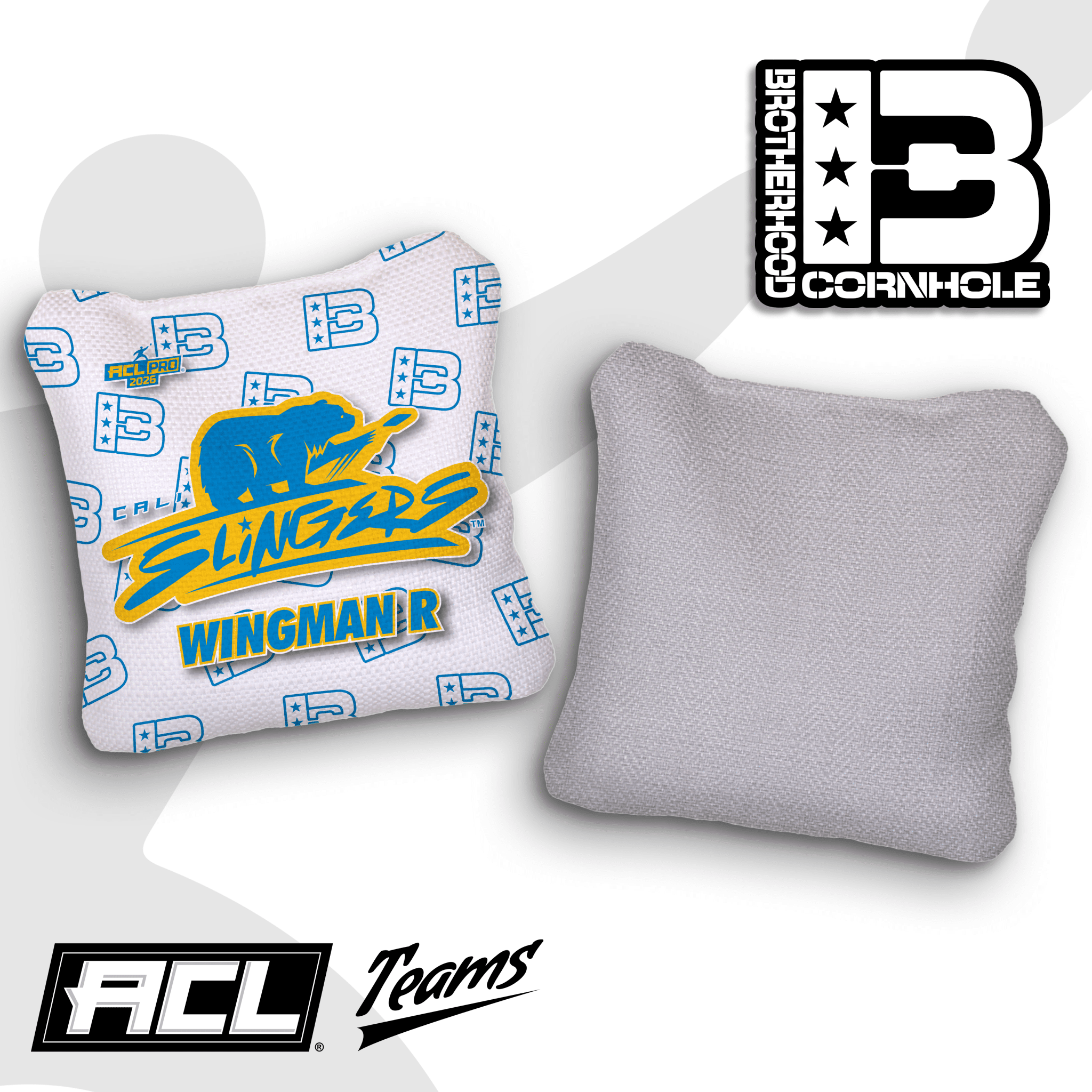 2026 Cali Slingers Pro Team Wingman Cornhole Bags – ACL Pro Stamped - Brotherhood Cornhole