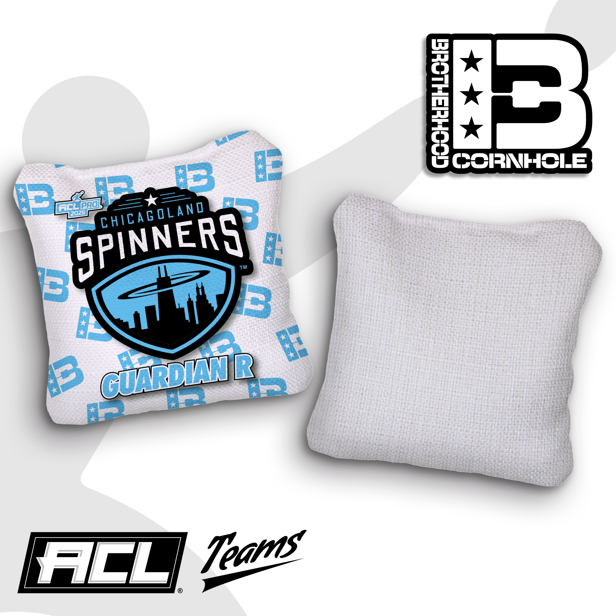 2026 Chicagoland Spinners Pro Team Guardian Cornhole Bags – ACL Pro Stamped - Brotherhood Cornhole