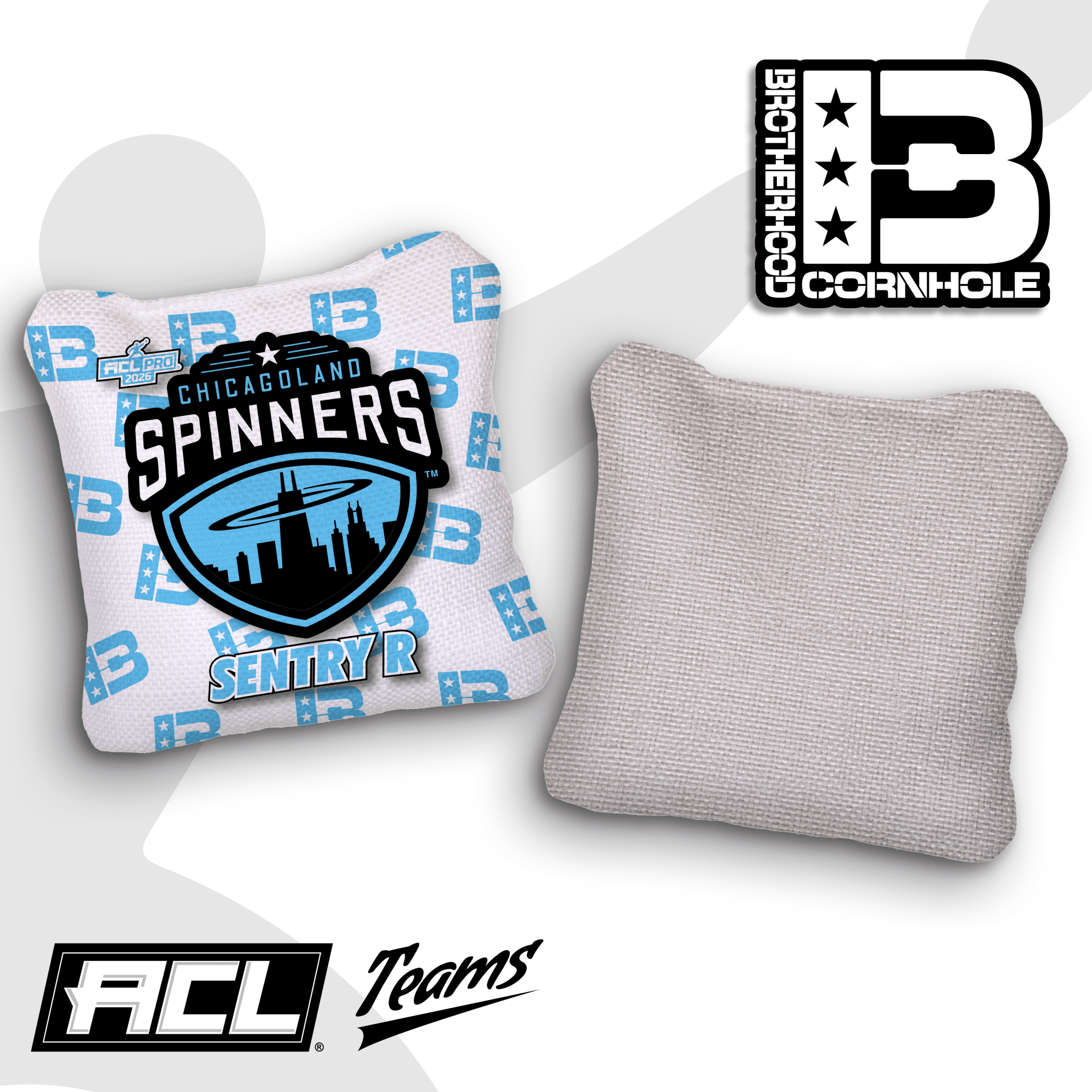2026 Chicagoland Spinners Pro Team Sentry Cornhole Bags – ACL Pro Stamped - Brotherhood Cornhole