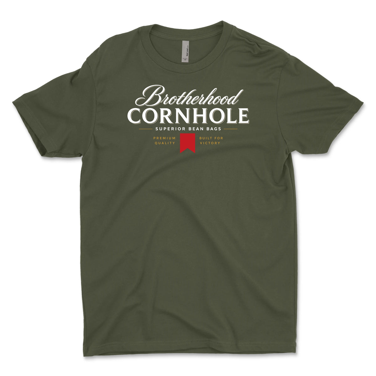 Brotherhood Cornhole Superior Bean Bags T-Shirt - Green