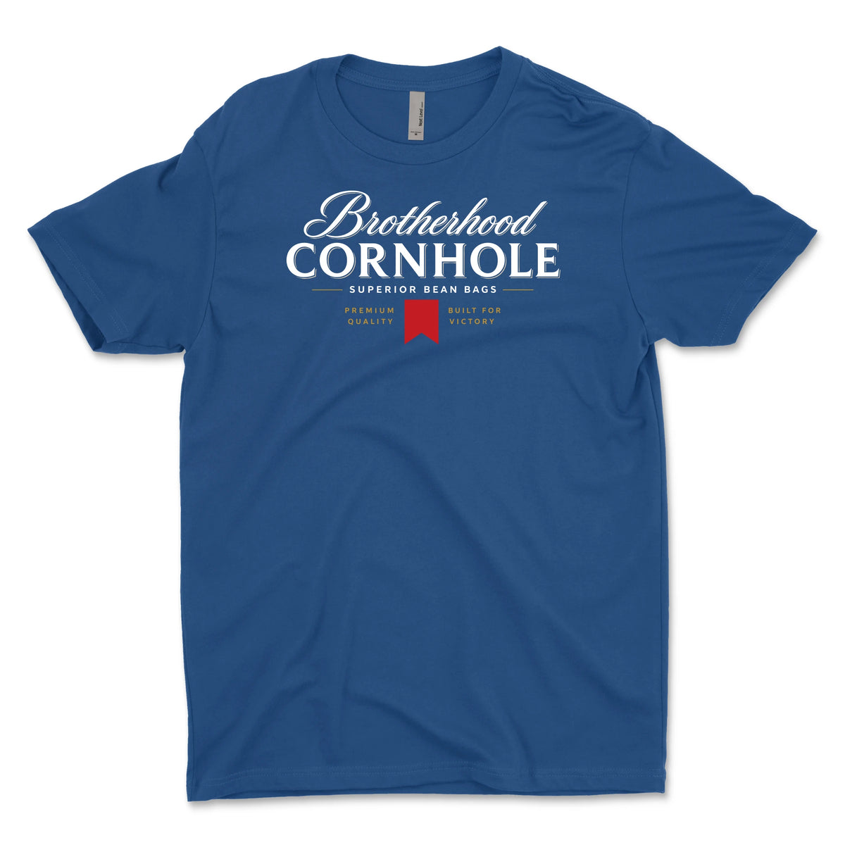 Brotherhood Cornhole Superior Bean Bags T-Shirt - Blue