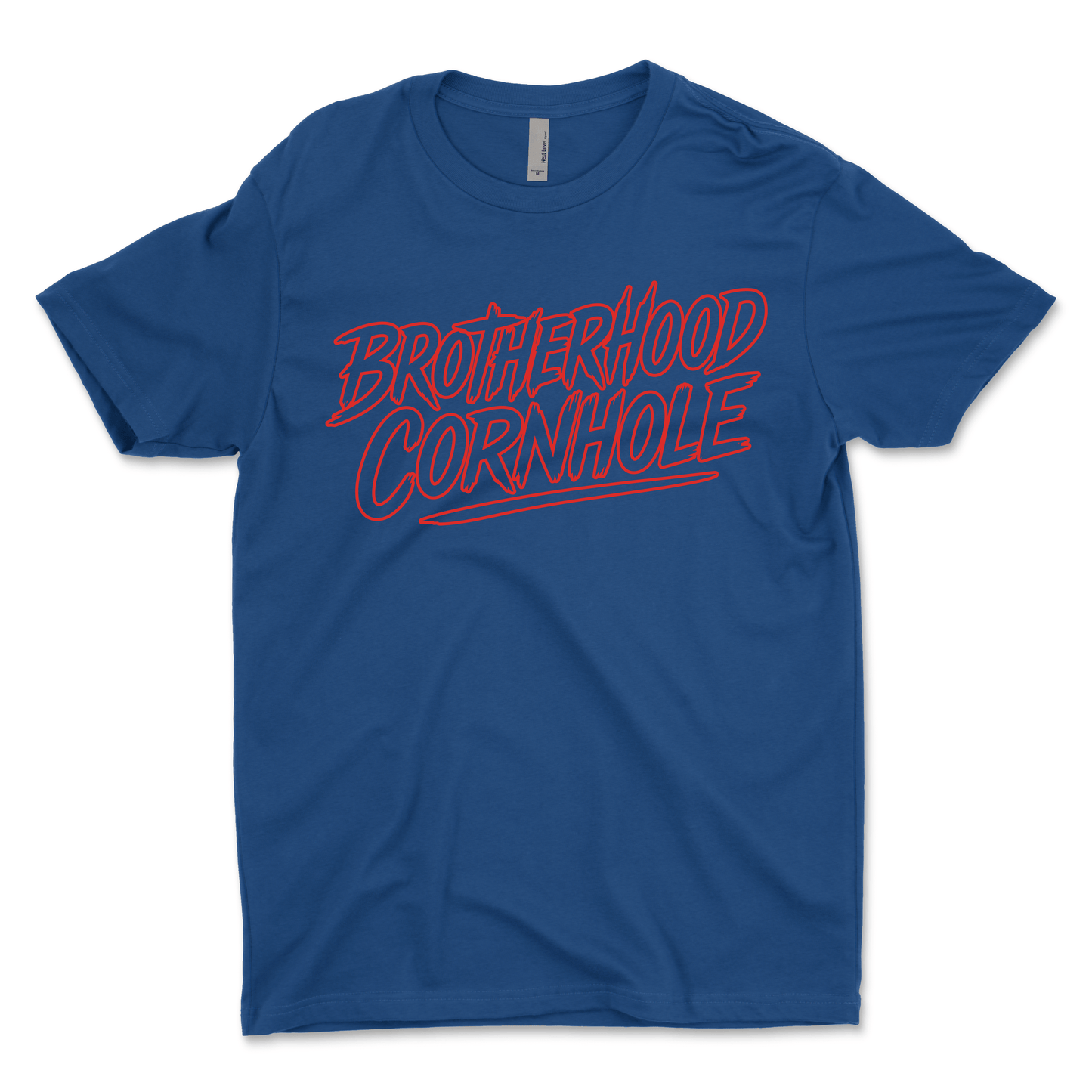 Men's Brotherhood Cornhole Ink Red T-Shirt