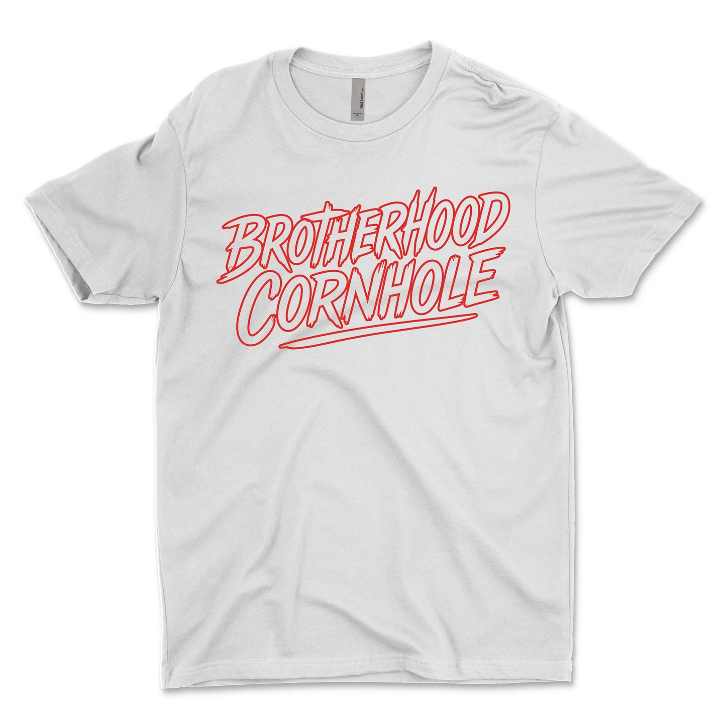 Men's Brotherhood Cornhole Ink Red T-Shirt
