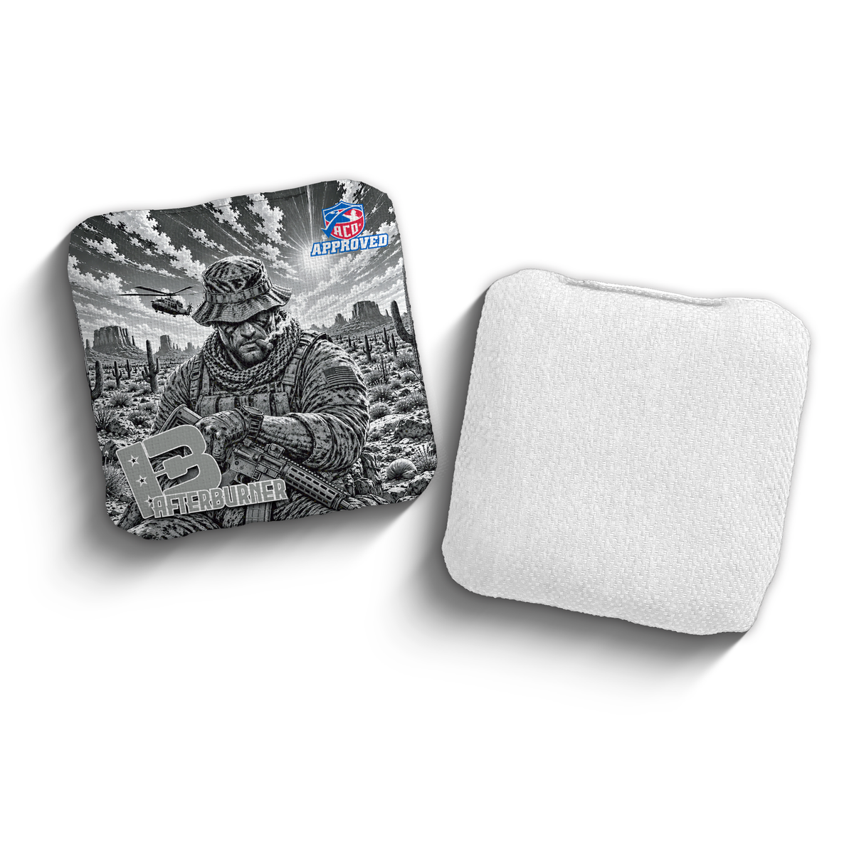 2027 Brotherhood Cornhole Afterburner Recon Edition ACO Stamped Cornhole Bags - Boonie Badlands