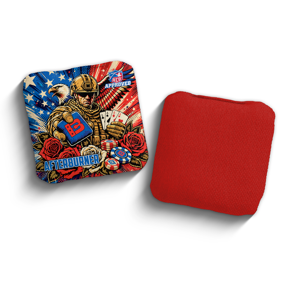 2027 Brotherhood Cornhole Afterburner Gambling Ranger Edition ACO Stamped Cornhole Bags