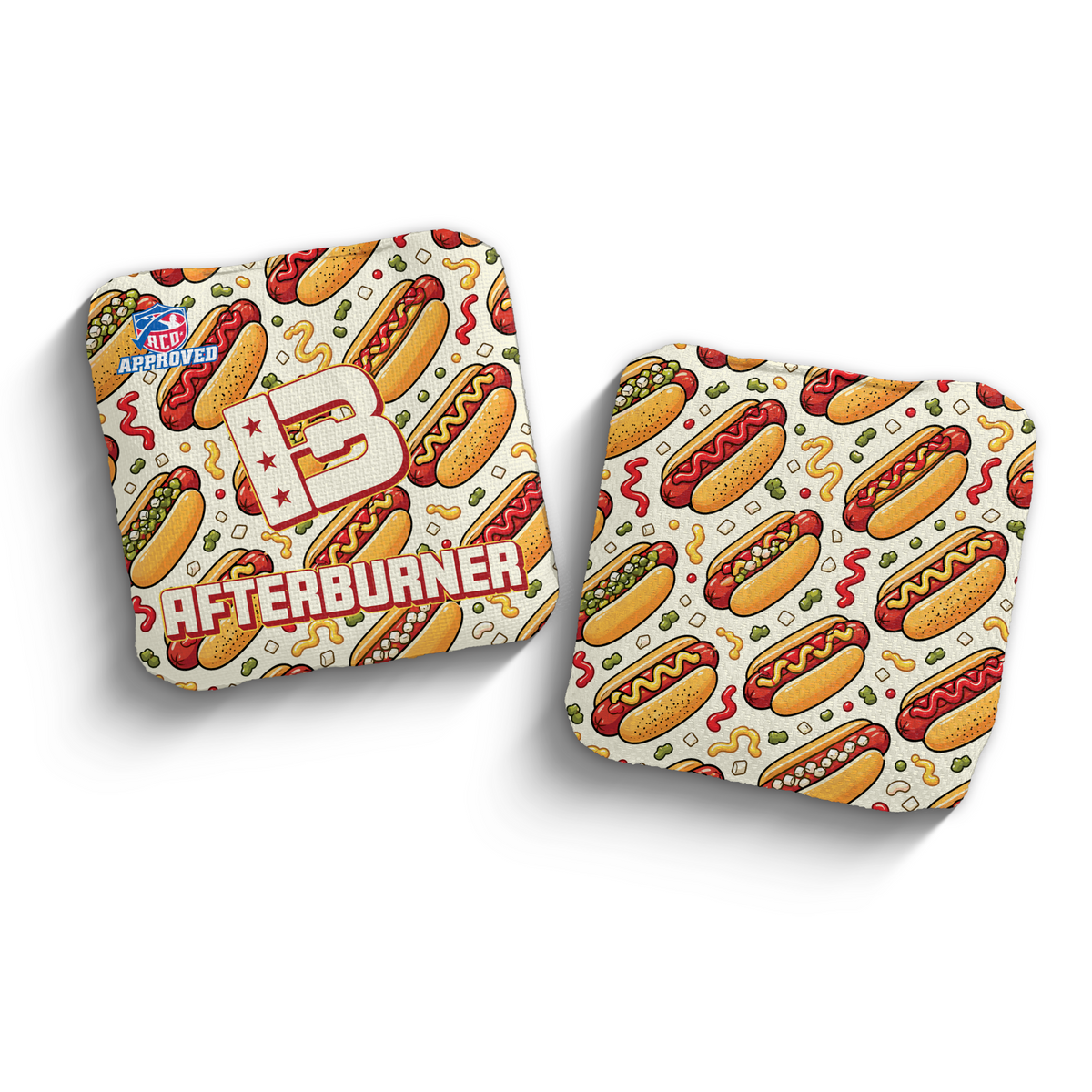 Afterburner The Glizzy Edition ACO Stamped cornhole bags
