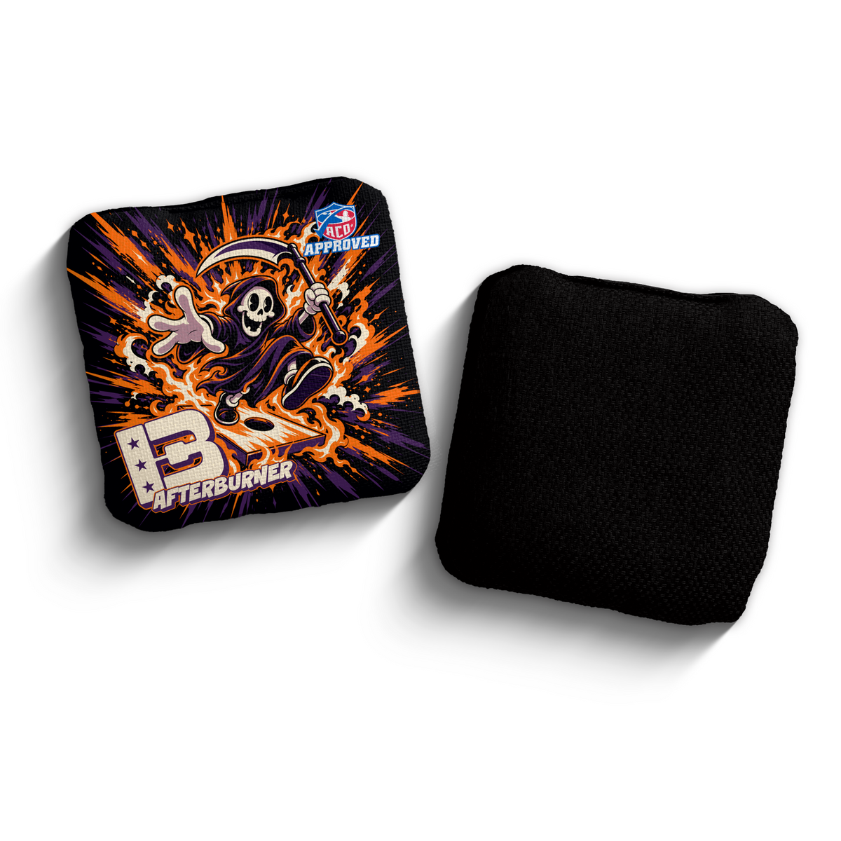 2027 Brotherhood Cornhole Afterburner Reaper Parade Edition ACO Stamped Cornhole Bags - Orange