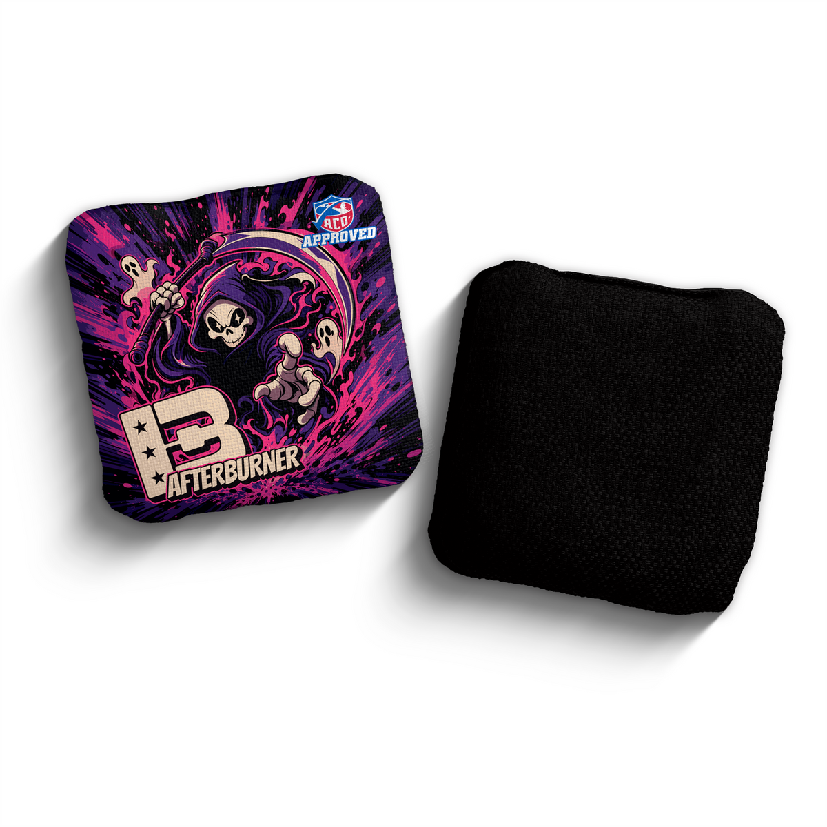 2027 Brotherhood Cornhole Afterburner Reaper Parade Edition ACO Stamped Cornhole Bags - Purple