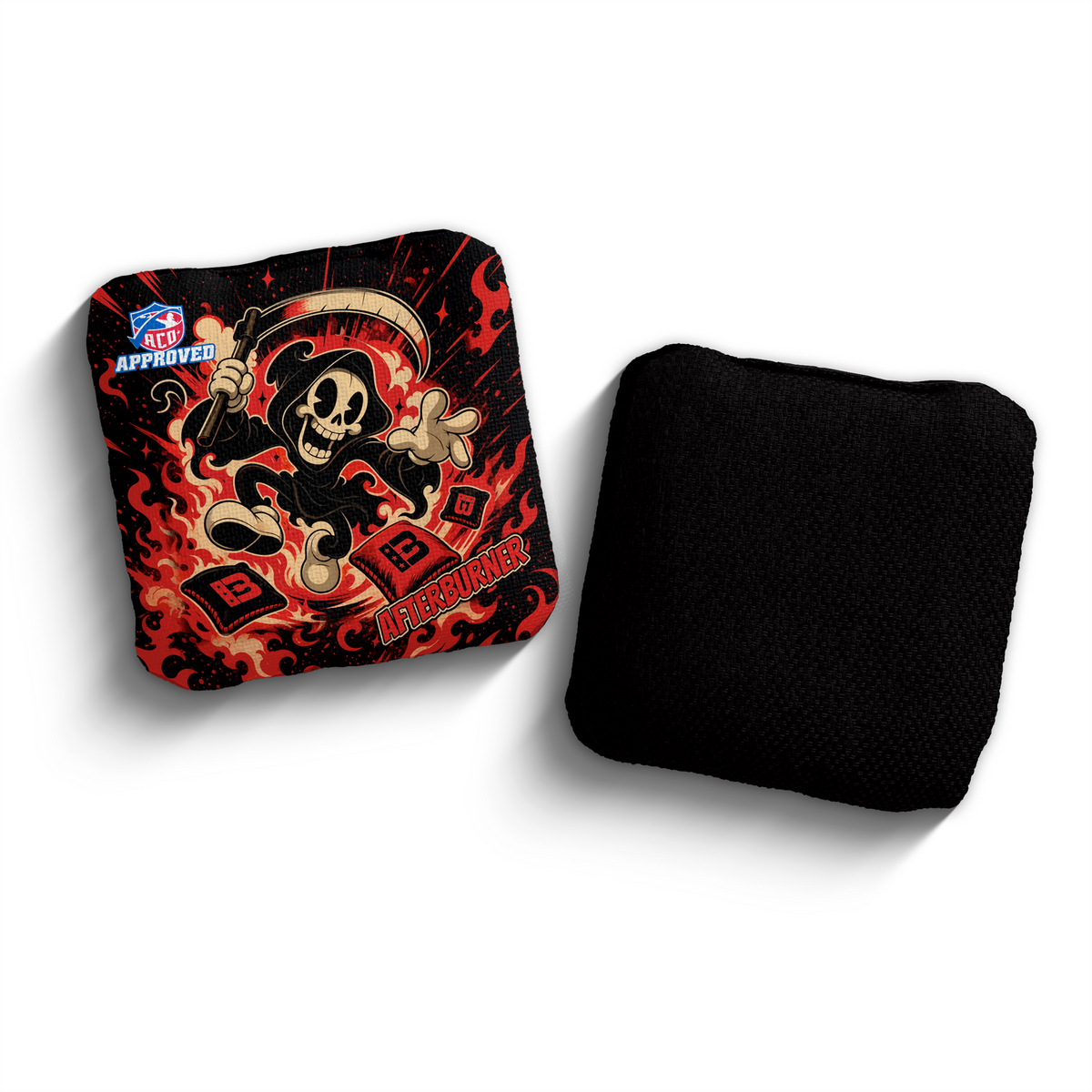 2027 Brotherhood Cornhole Afterburner Reaper Parade Edition ACO Stamped Cornhole Bags - Red