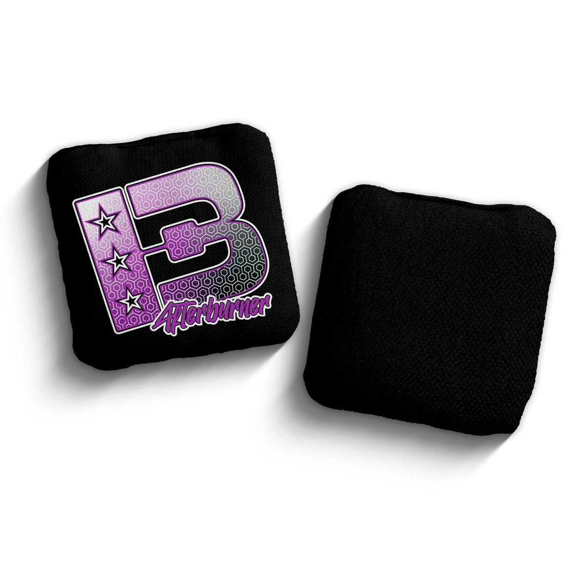 2027 Brotherhood Cornhole Afterburner Hexagon Edition Cornhole Bags - Purple