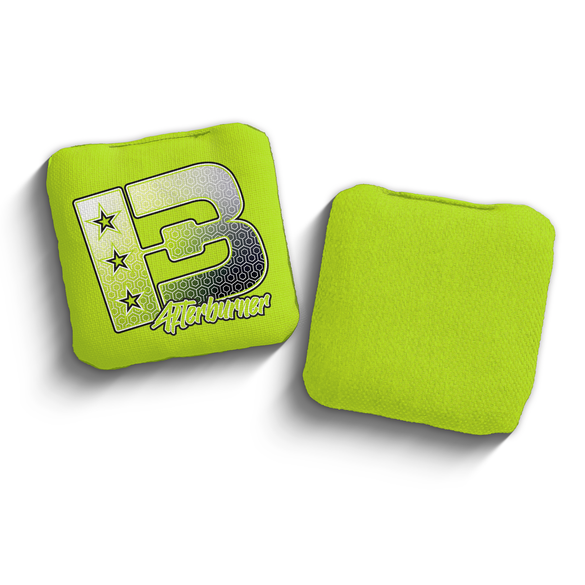2027 Brotherhood Cornhole Afterburner Hexagon Edition Cornhole Bags - Lime