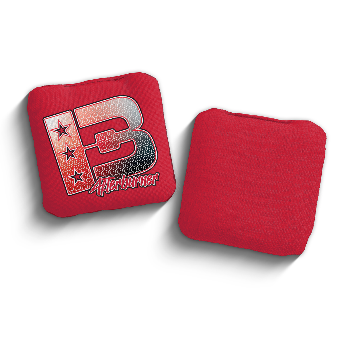2027 Brotherhood Cornhole Afterburner Hexagon Edition Cornhole Bags - Crimson