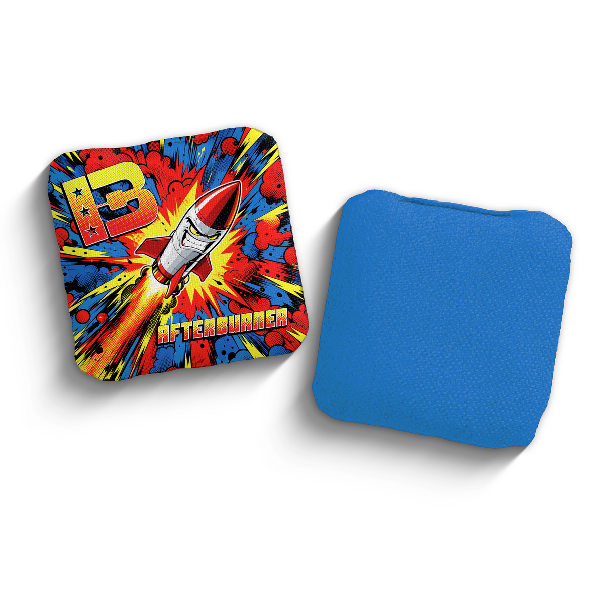 2027 Brotherhood Cornhole Afterburner Piss Missle Edition Cornhole Bags - Blue