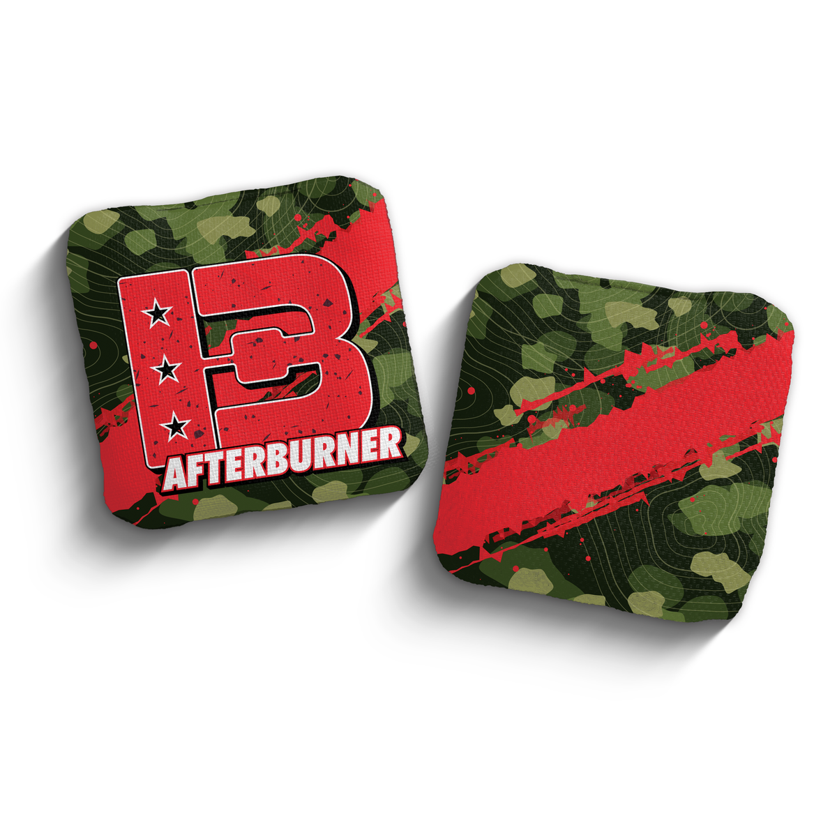 2027 Brotherhood Cornhole Afterburner Ridgeline Edition Cornhole Bags - Red