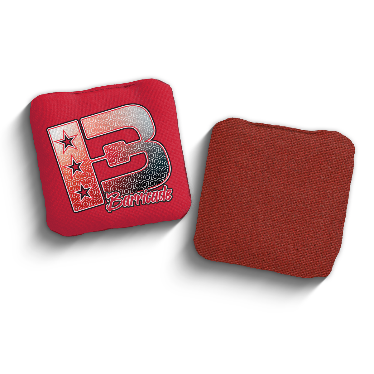 2027 Brotherhood Cornhole Barricade Hexagon Edition Cornhole Bags - Crimson