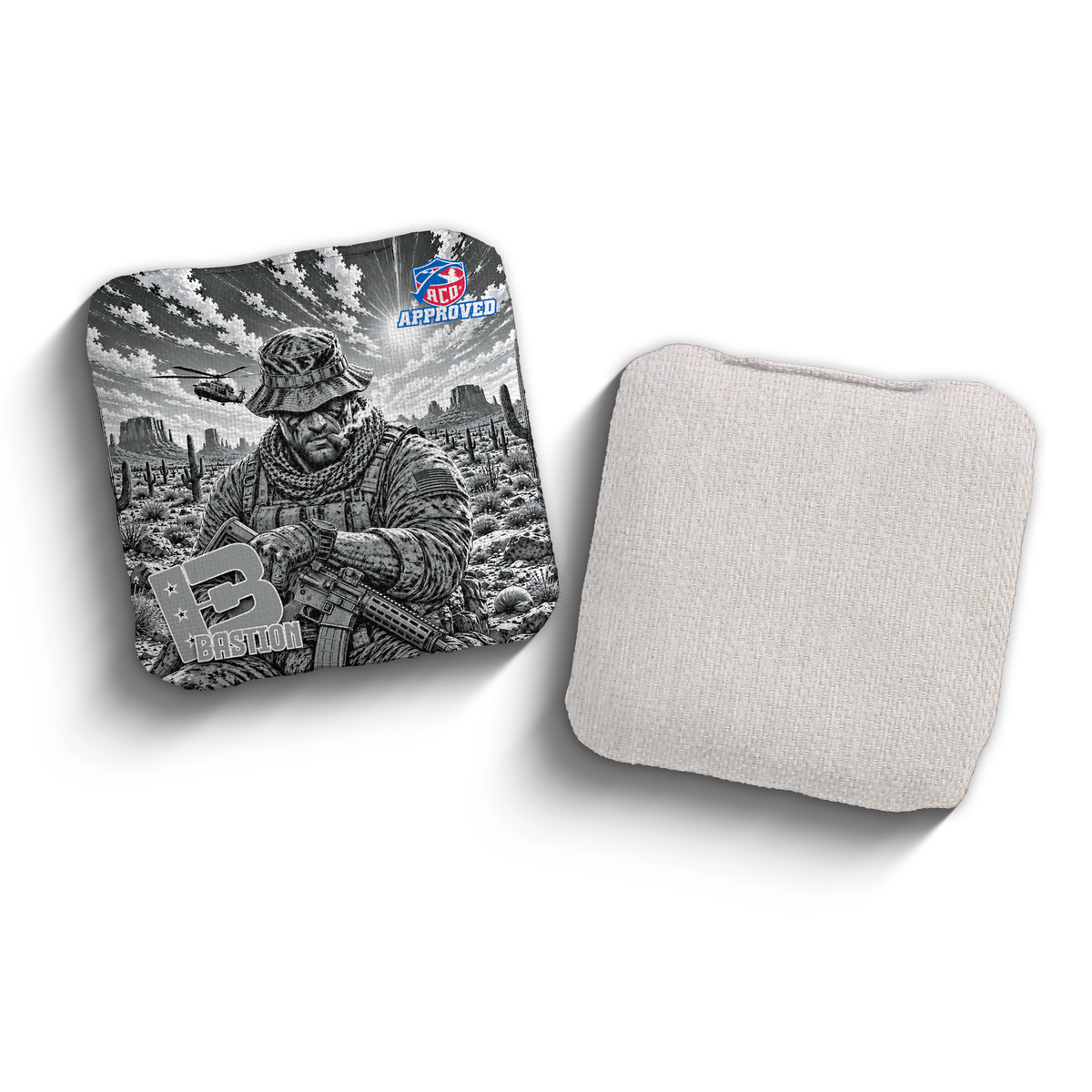 2027 Brotherhood Cornhole Bastion Recon Edition ACO Stamped Cornhole Bags - Boonie Badlands