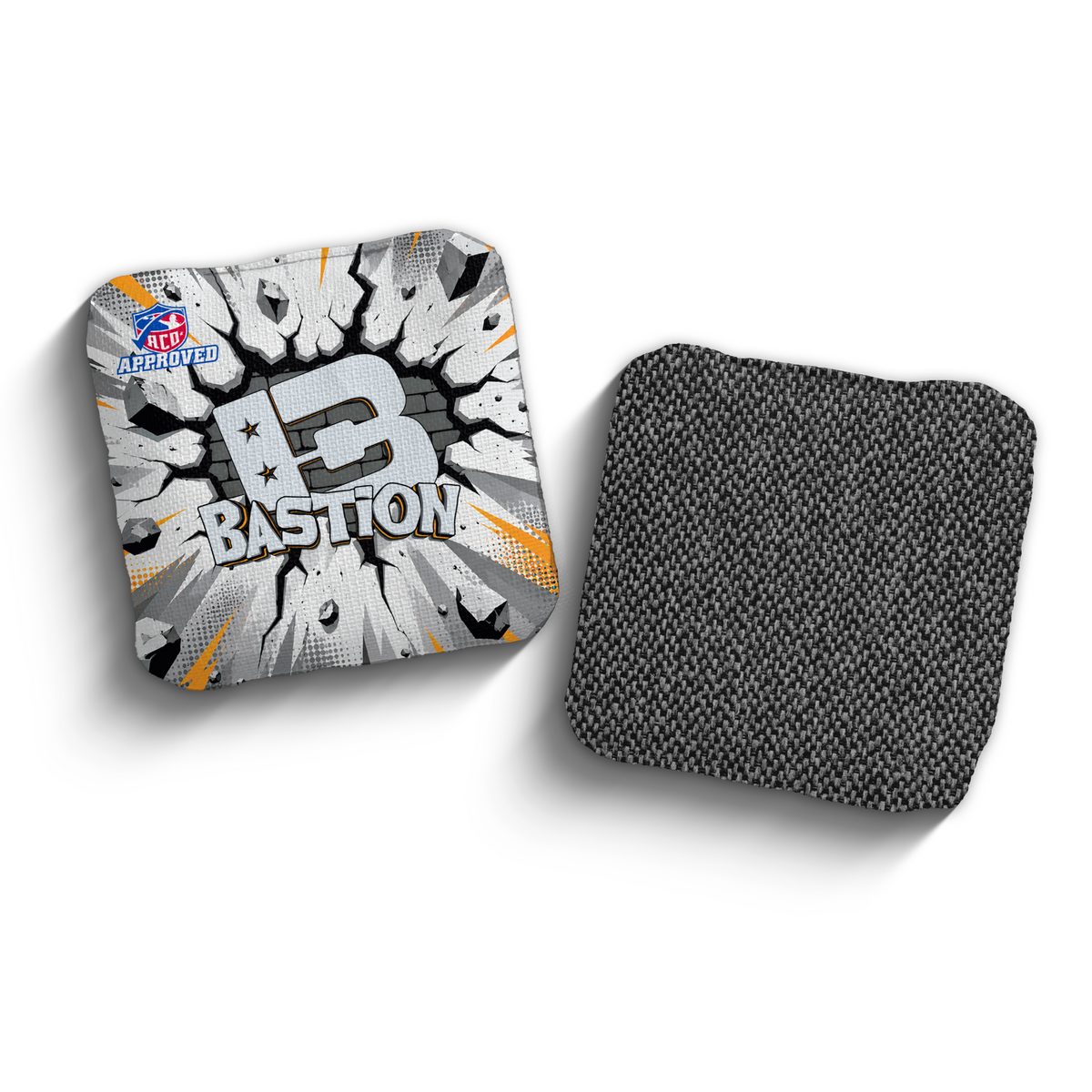 Bastion Crack Edition ACO Stamped cornhole bags