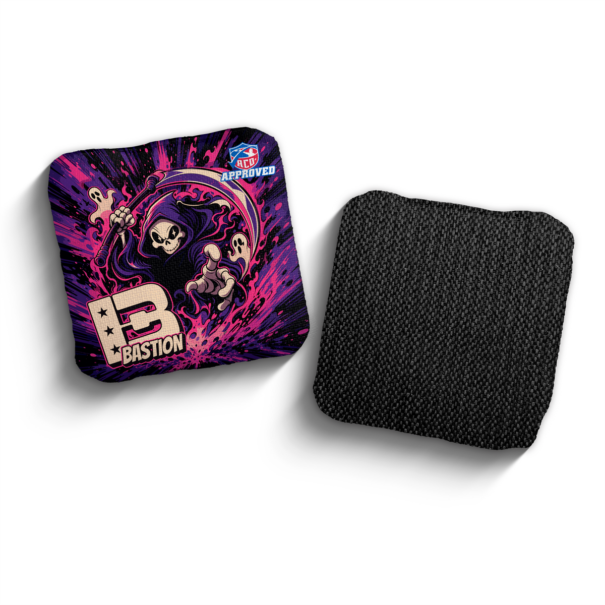 2027 Brotherhood Cornhole Bastion Reaper Parade Edition ACO Stamped Cornhole Bags - Purple