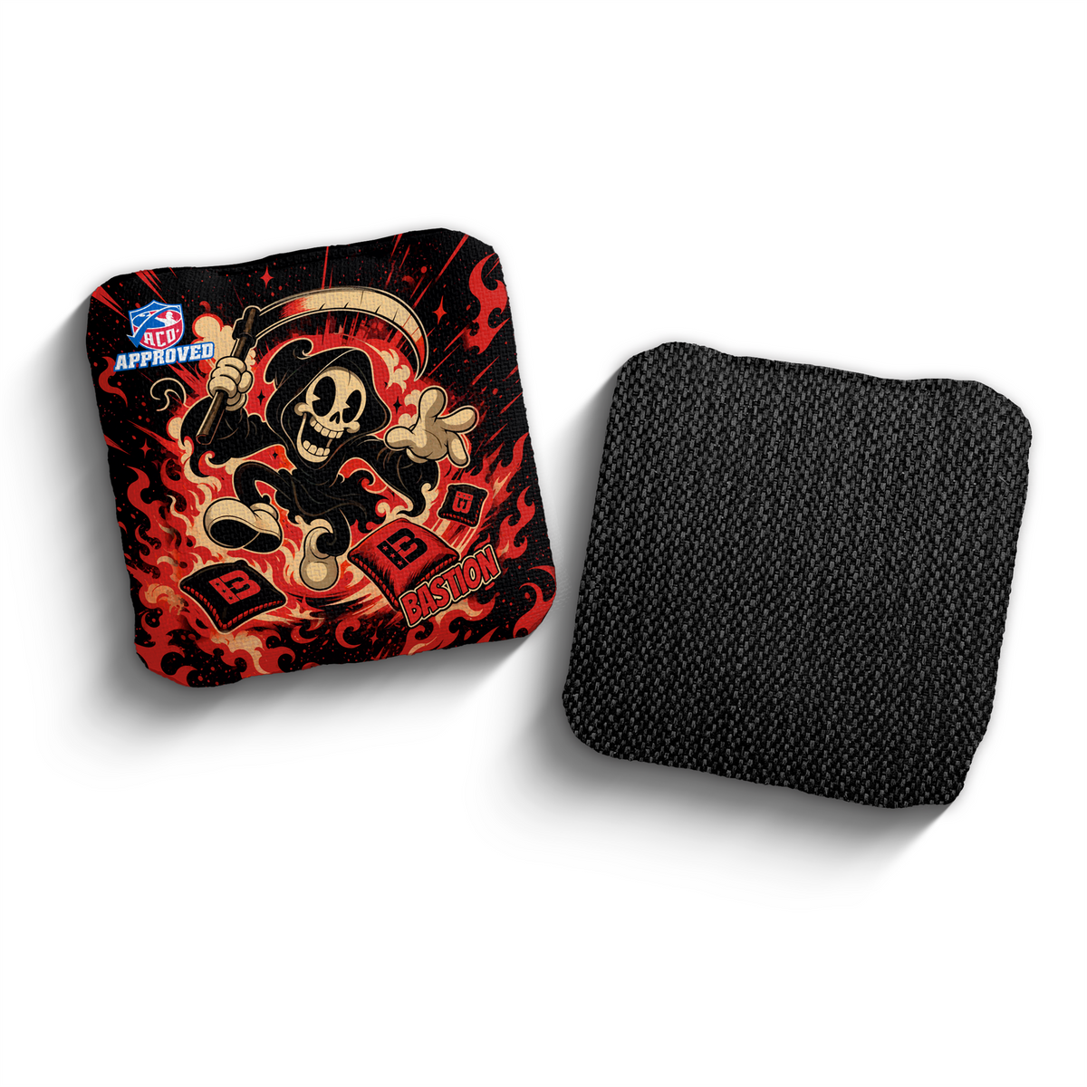 2027 Brotherhood Cornhole Bastion Reaper Parade Edition ACO Stamped Cornhole Bags - Red