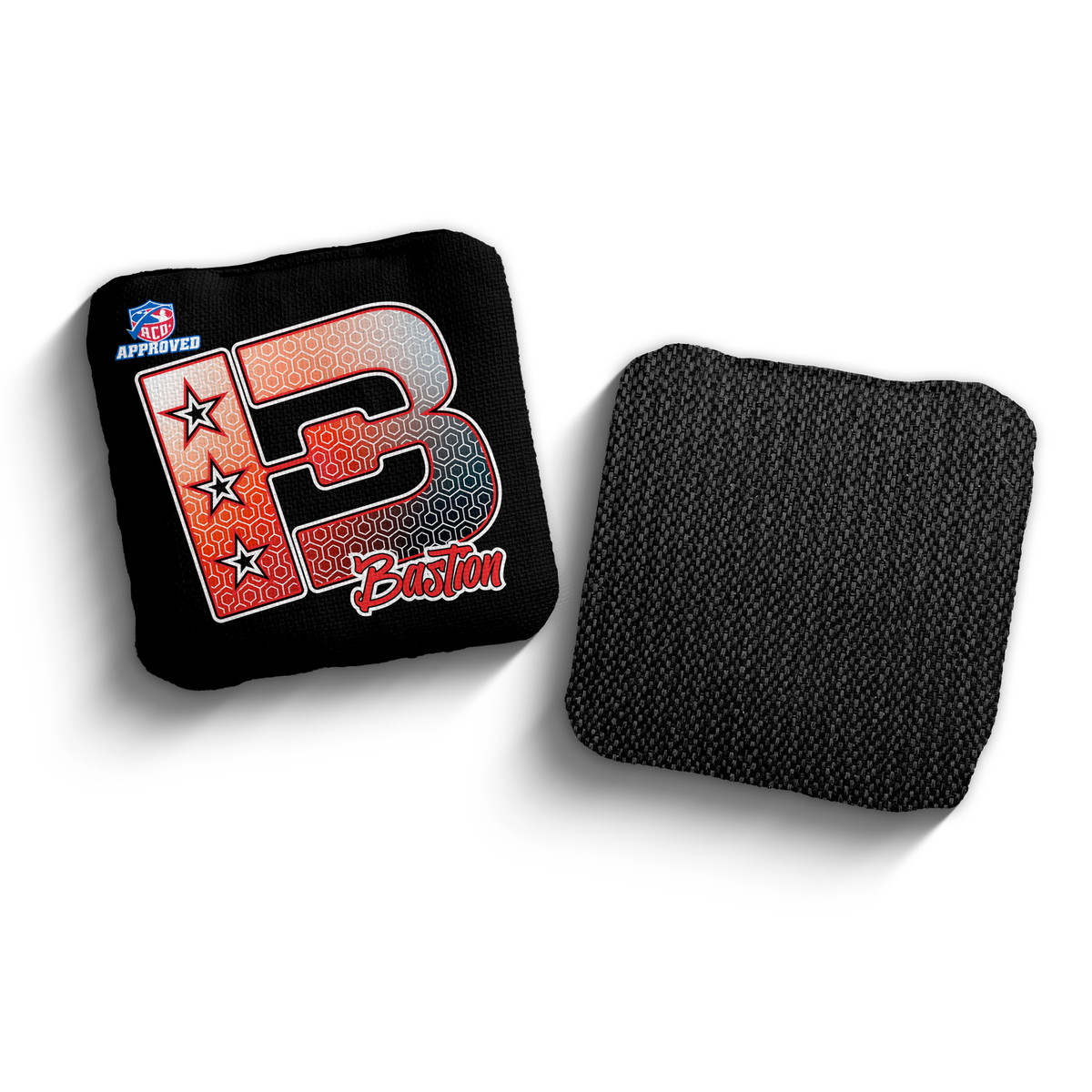 2027 Brotherhood Cornhole Bastion Hexagon Edition ACO Stamped Cornhole Bags - Red