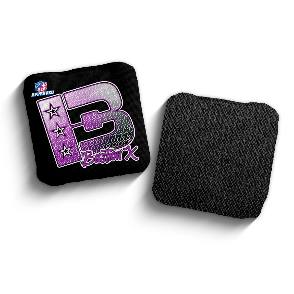 2027 Brotherhood Cornhole Bastion X Hexagon Edition ACO Stamped Cornhole Bags - Purple