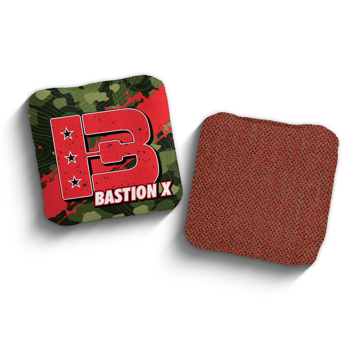 2027 Brotherhood Cornhole Bastion X Ridgeline Edition Cornhole Bags - Red