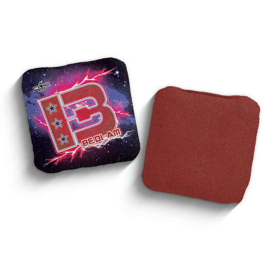 2025 Brotherhood Cornhole Bedlam Electric Edition ACL Pro Stamped Cornhole Bags