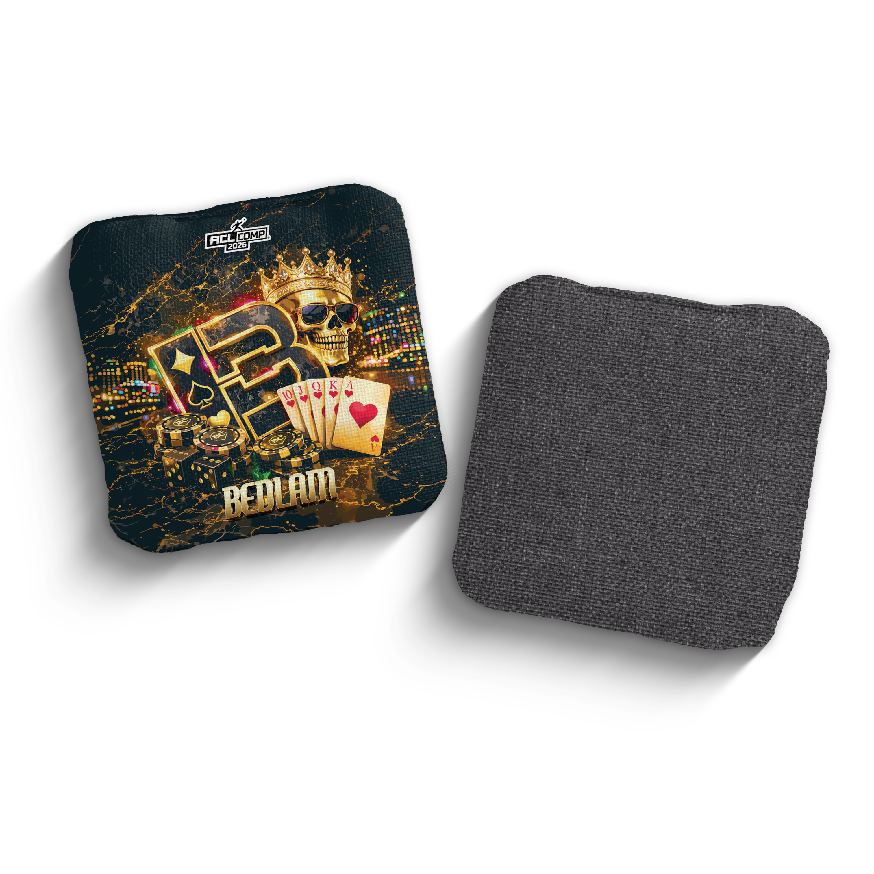 2026 Brotherhood Cornhole Bedlam High Stakes Edition ACL Comp Stamped Cornhole Bags - Brotherhood Cornhole