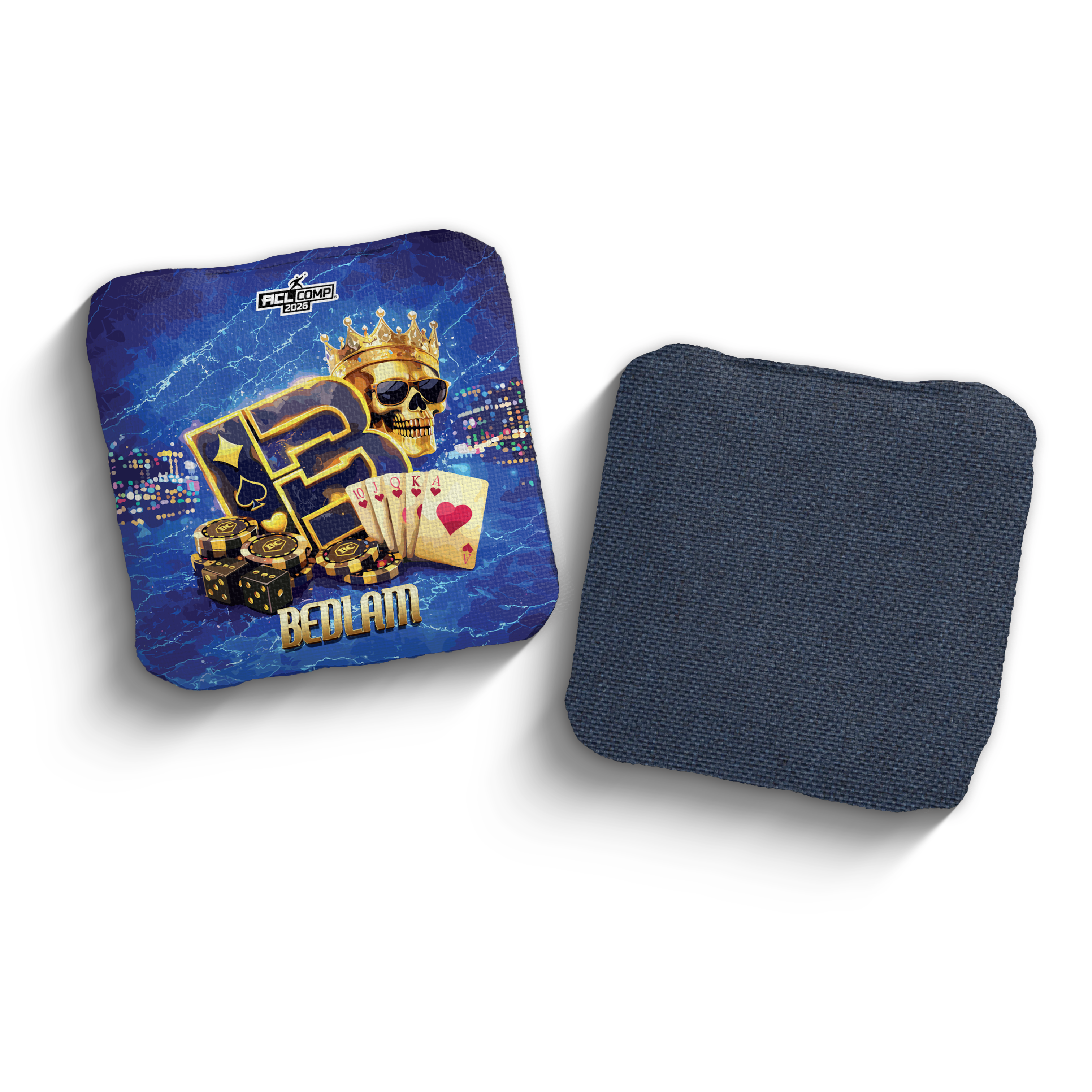 2026 Brotherhood Cornhole Bedlam High Stakes Edition ACL Comp Stamped Cornhole Bags - Brotherhood Cornhole