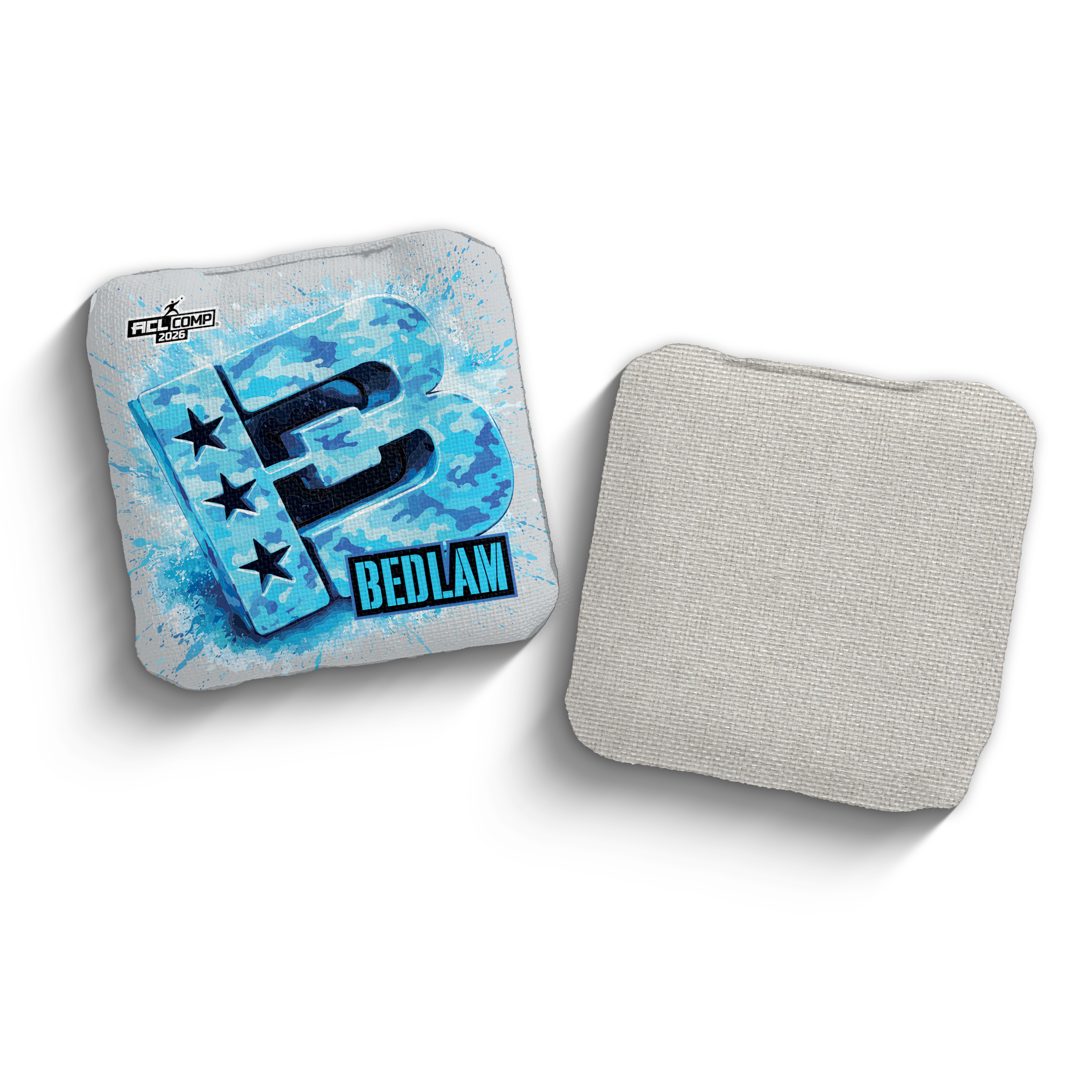 2026 Brotherhood Cornhole Bedlam 3D Camo Edition ACL Comp Stamped Cornhole Bags - Brotherhood Cornhole