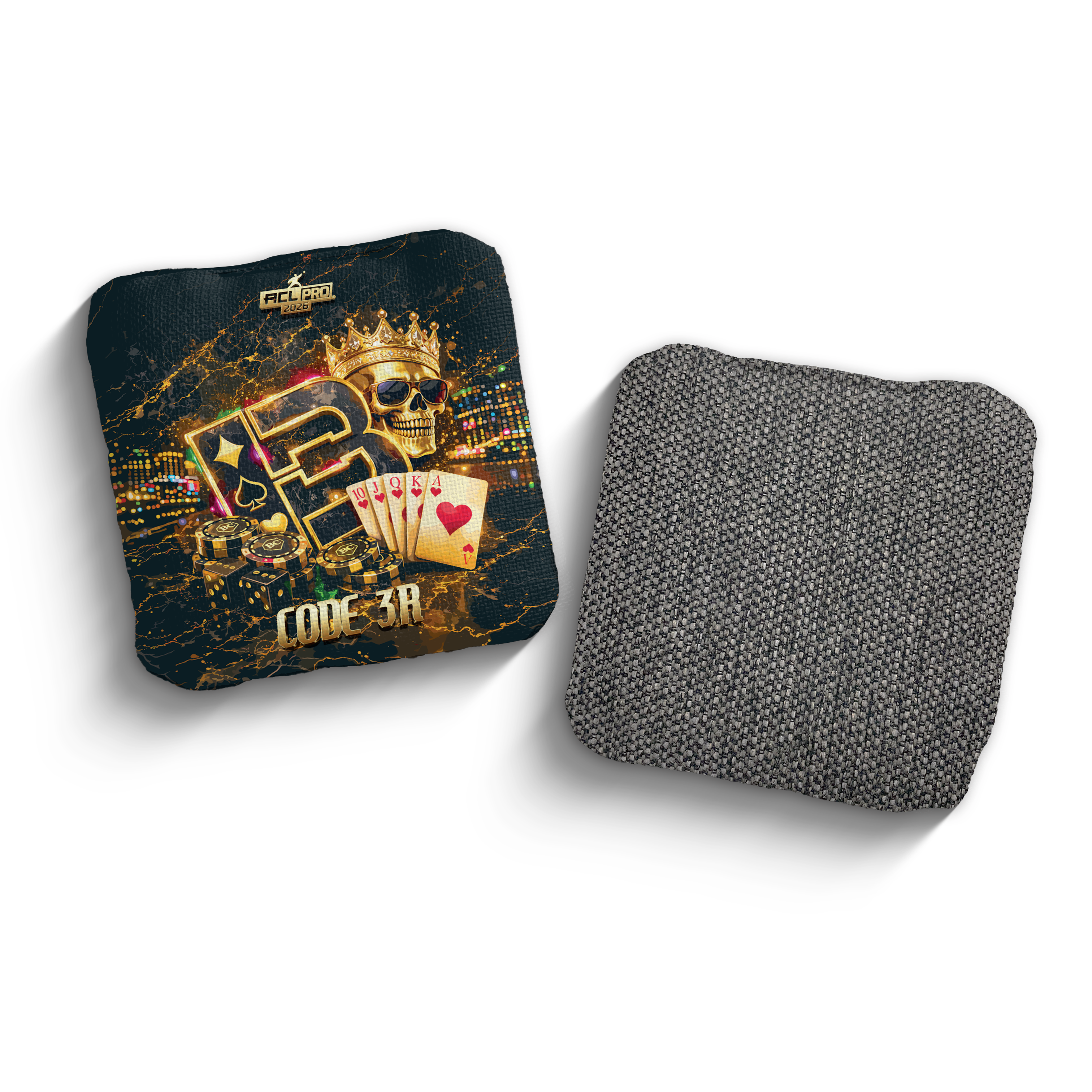 2026 Brotherhood Cornhole Code 3 High Stakes Edition ACL Pro Stamped Cornhole Bags - Brotherhood Cornhole