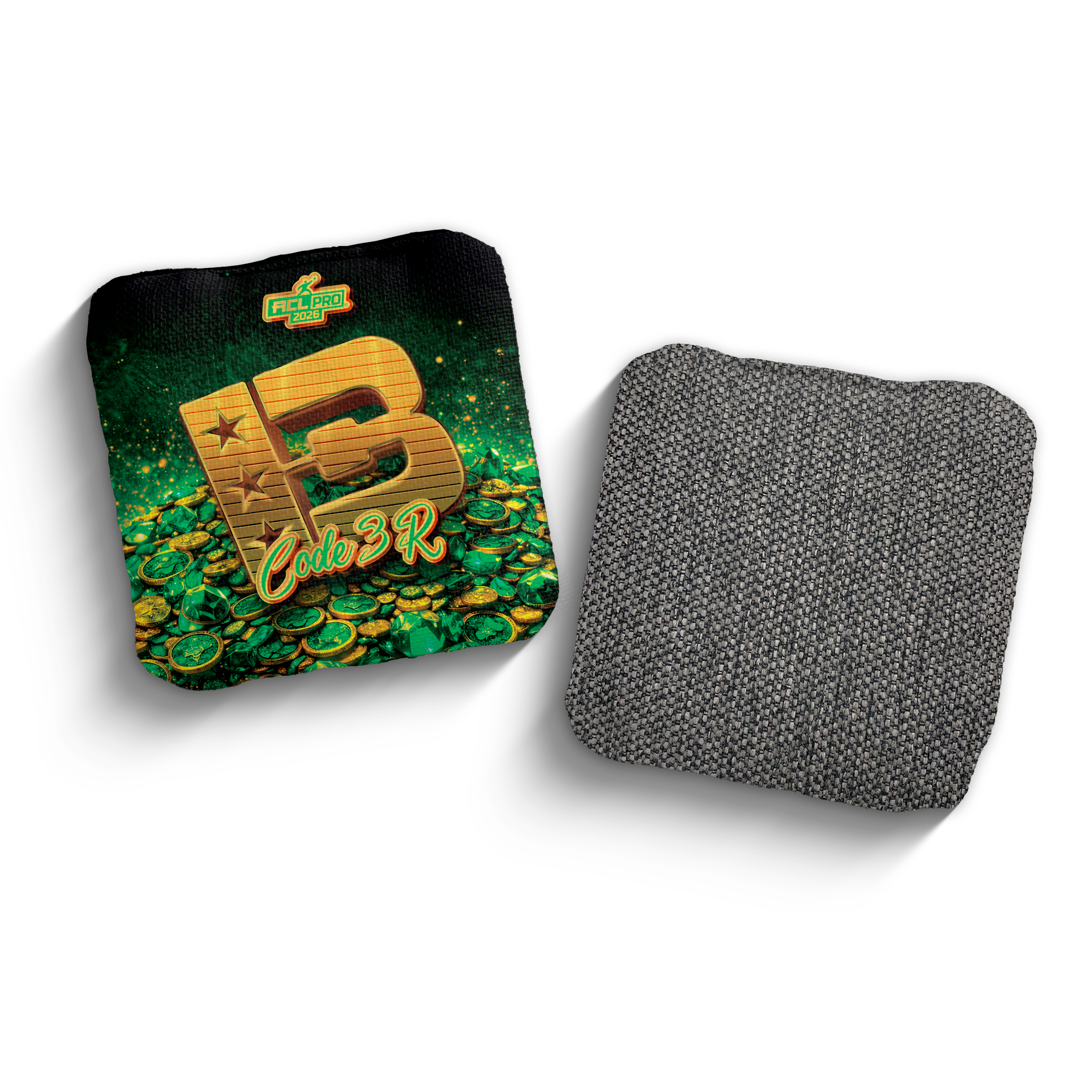 2026 Brotherhood Cornhole Code 3 Pot of Gold Edition ACL Pro Stamped Cornhole Bags - Brotherhood Cornhole