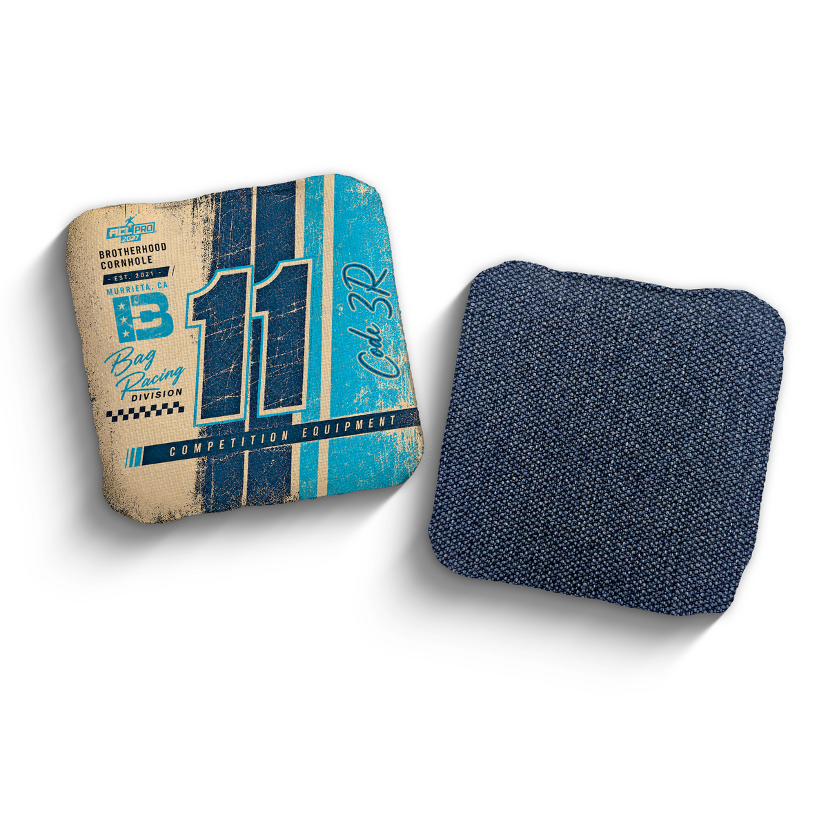 2027 Brotherhood Cornhole Code 3 Pole Position Edition ACL Pro Stamped Cornhole Bags - Brotherhood Cornhole