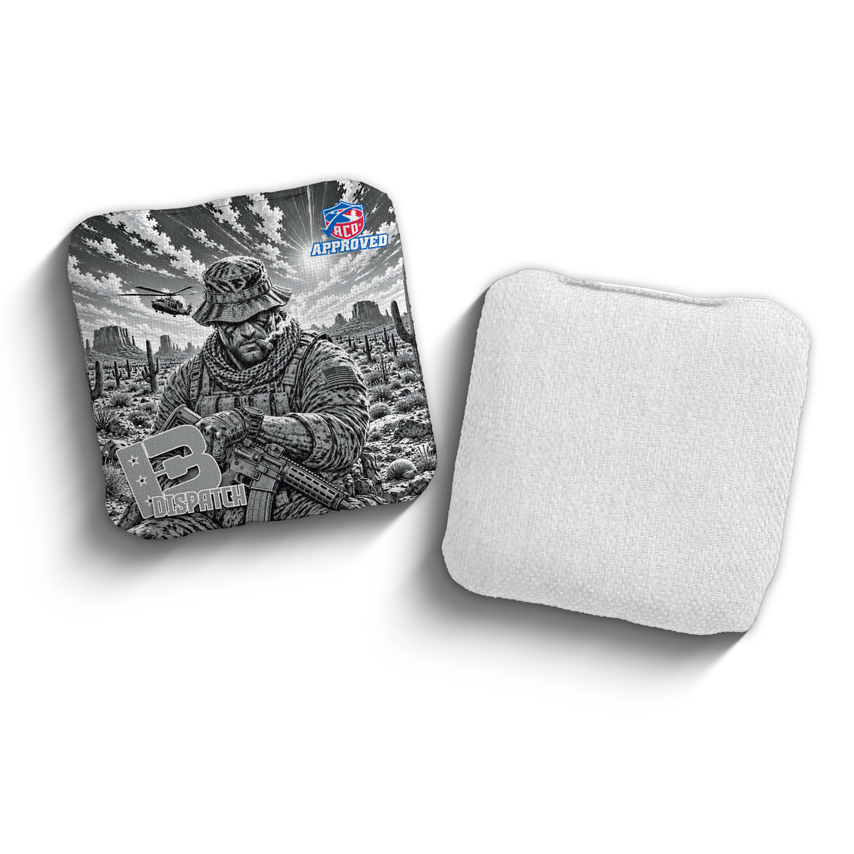 2027 Brotherhood Cornhole Dispatch Recon Edition ACO Stamped Cornhole Bags - Boonie Badlands