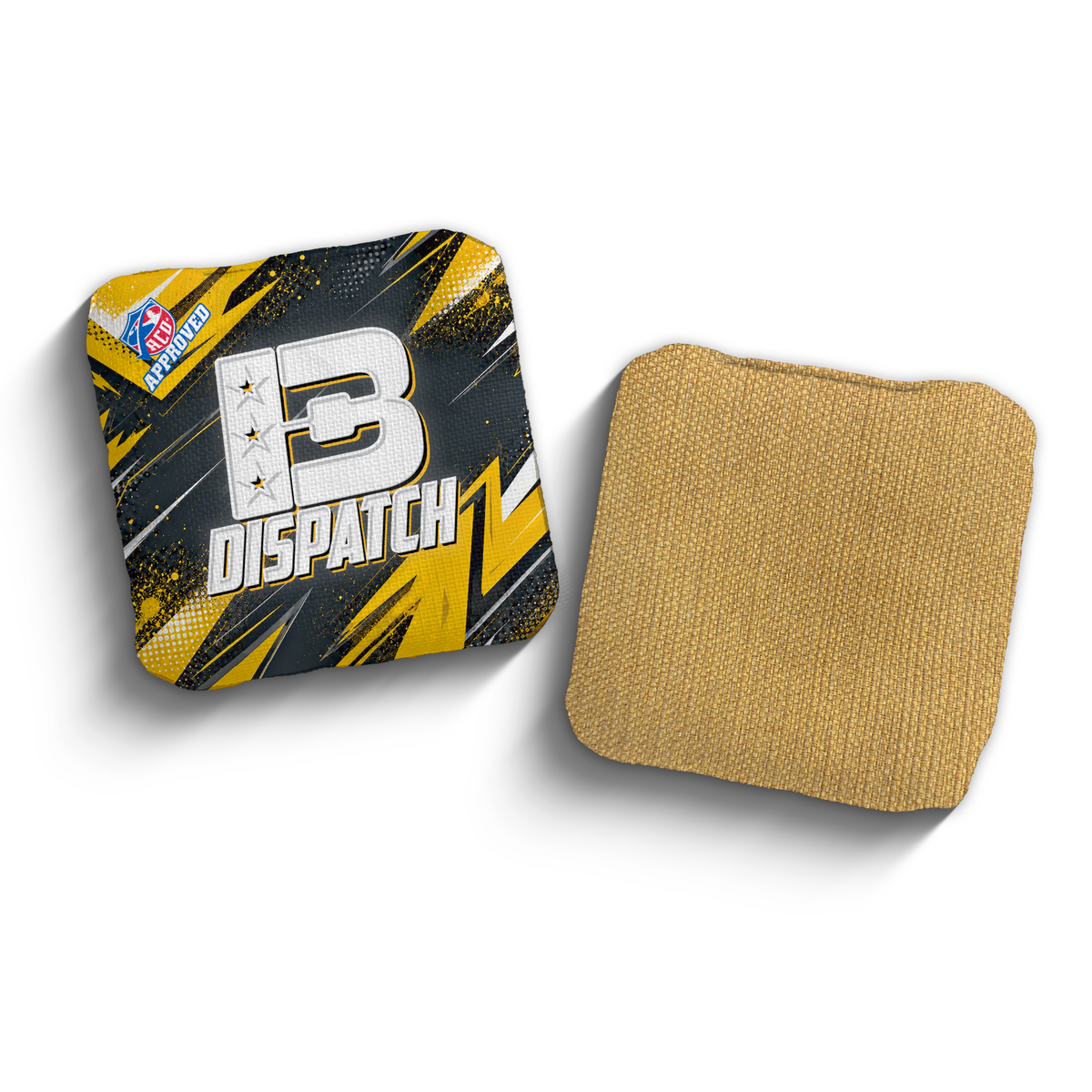 Dispatch Go Go Gold ACO Stamped cornhole bags