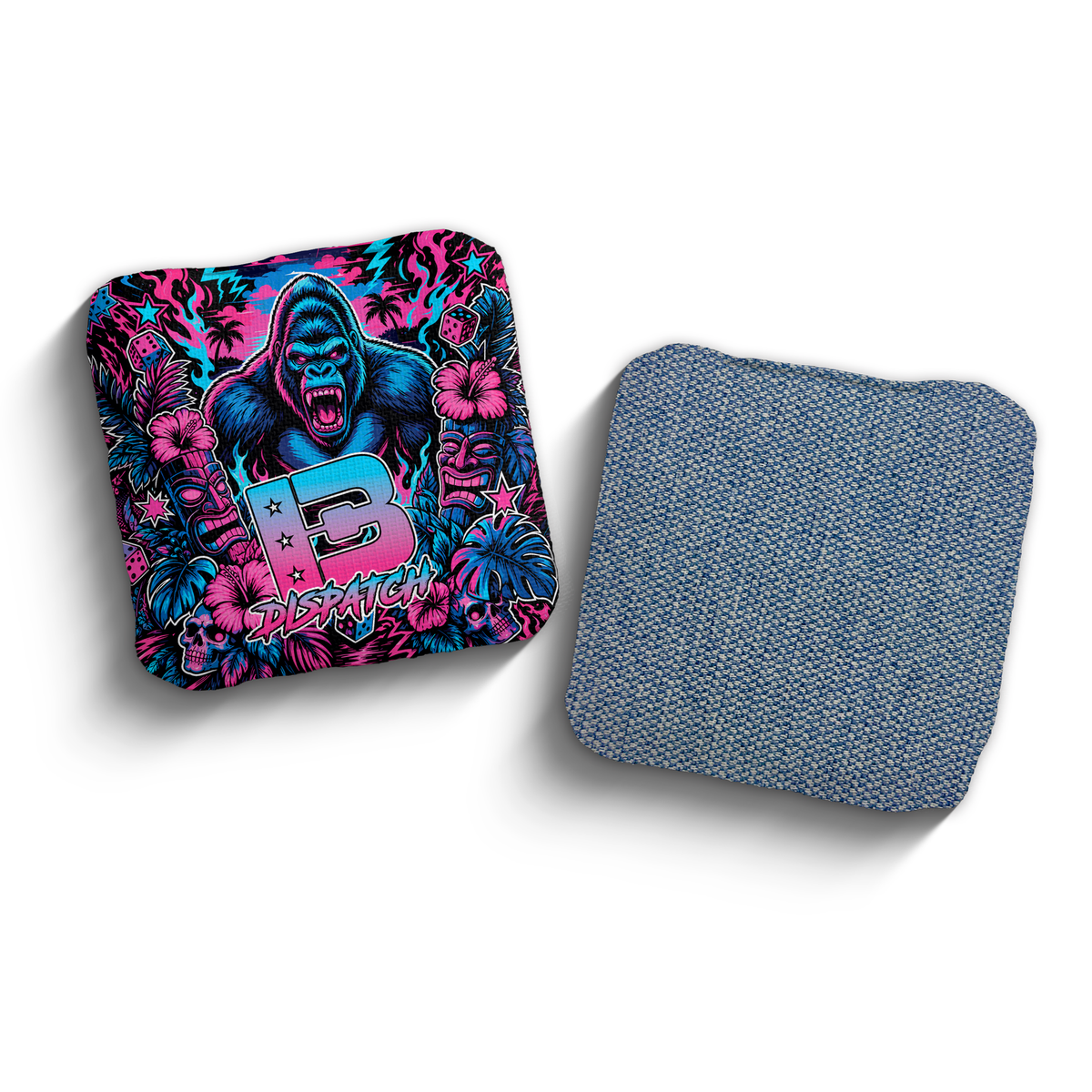 2027 Brotherhood Cornhole Dispatch Tiki Takeover Edition ACO Stamped Cornhole Bags - Jungle Vice