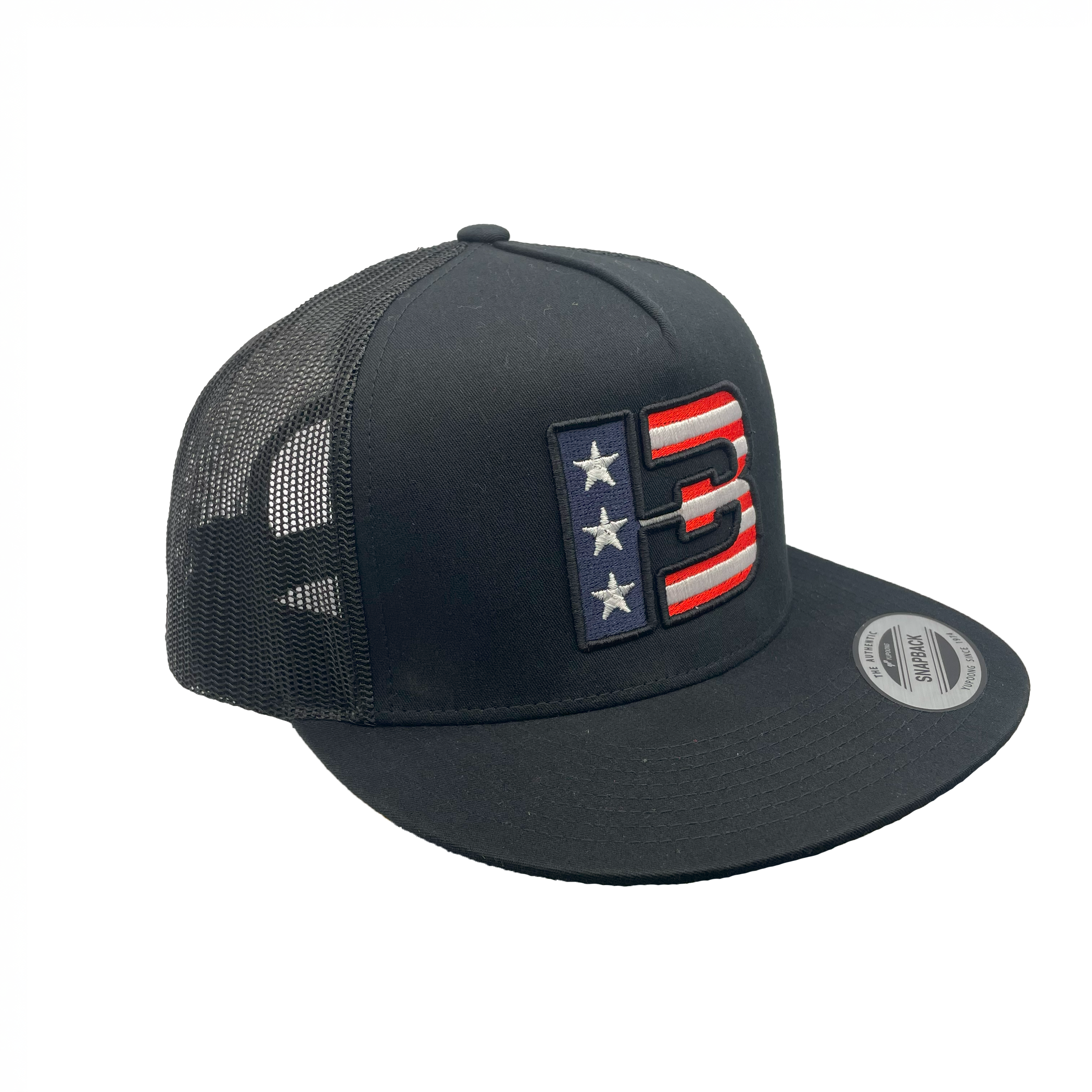 Brotherhood Cornhole Flat Bill Snapback – USA Flag Embroidered Logo