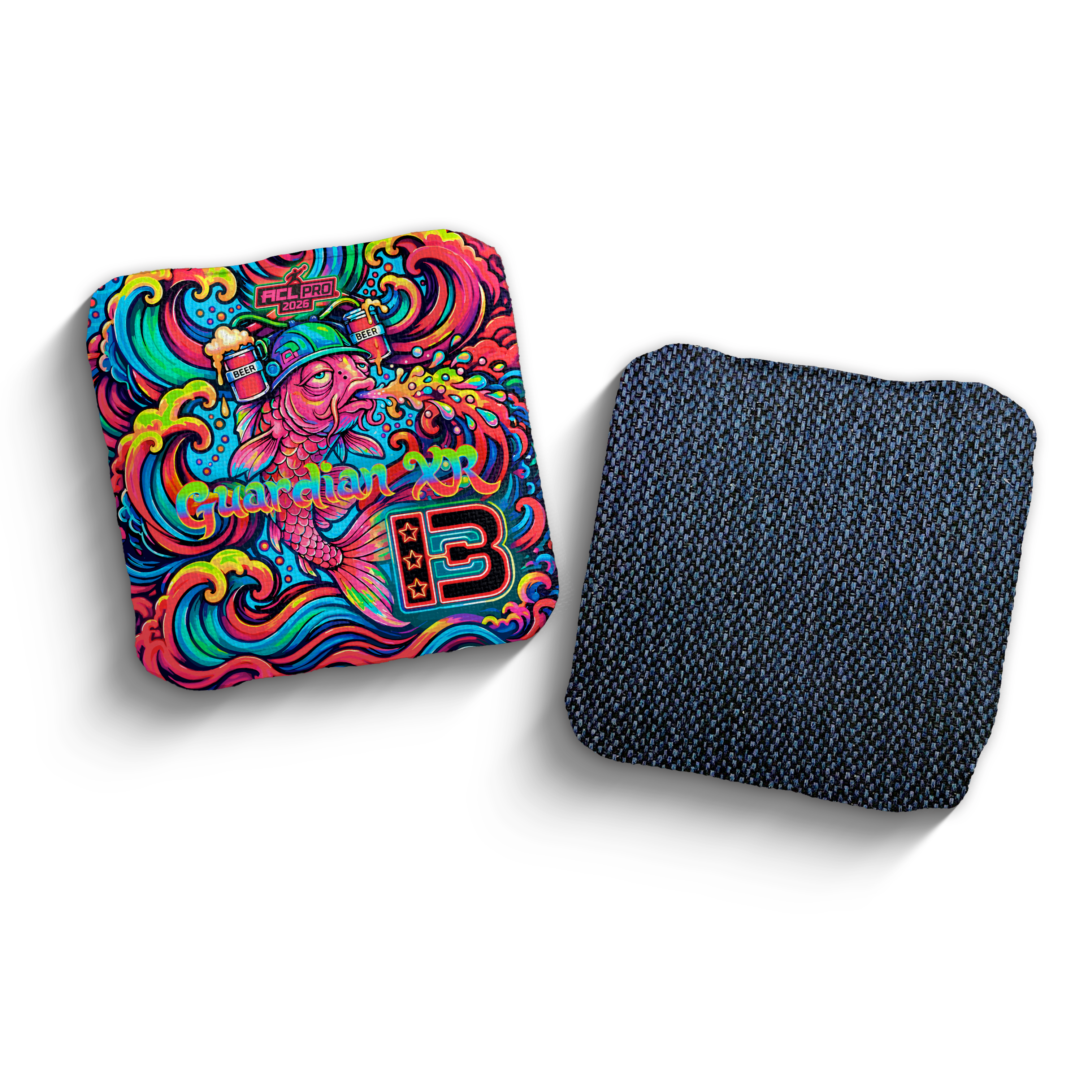 2026 Brotherhood Cornhole Guardian X Hypnotic Koi Edition ACL Pro Stamped Cornhole Bags